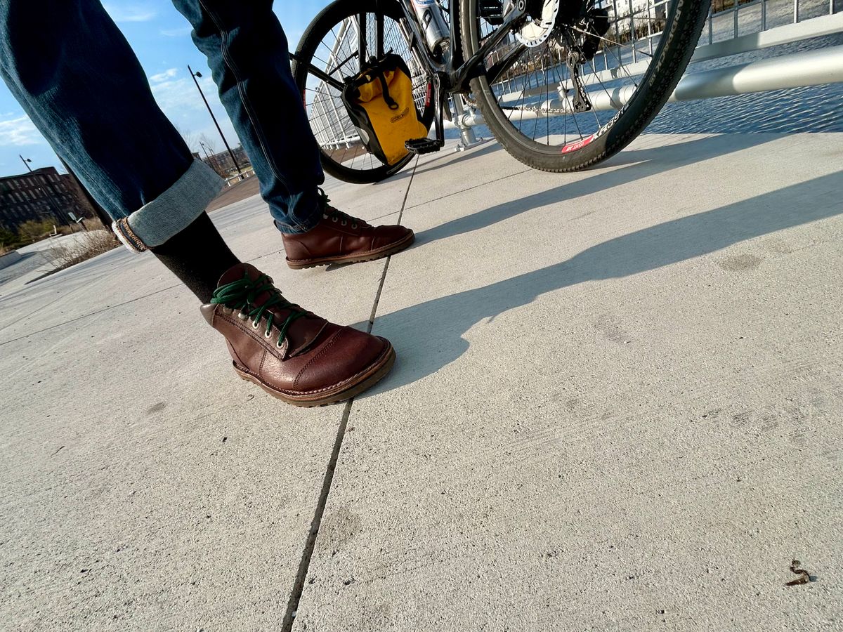 Photo by Vic on March 26, 2026 of the Jim Green African Ranger Barefoot Boot in African Buffalo Skin.