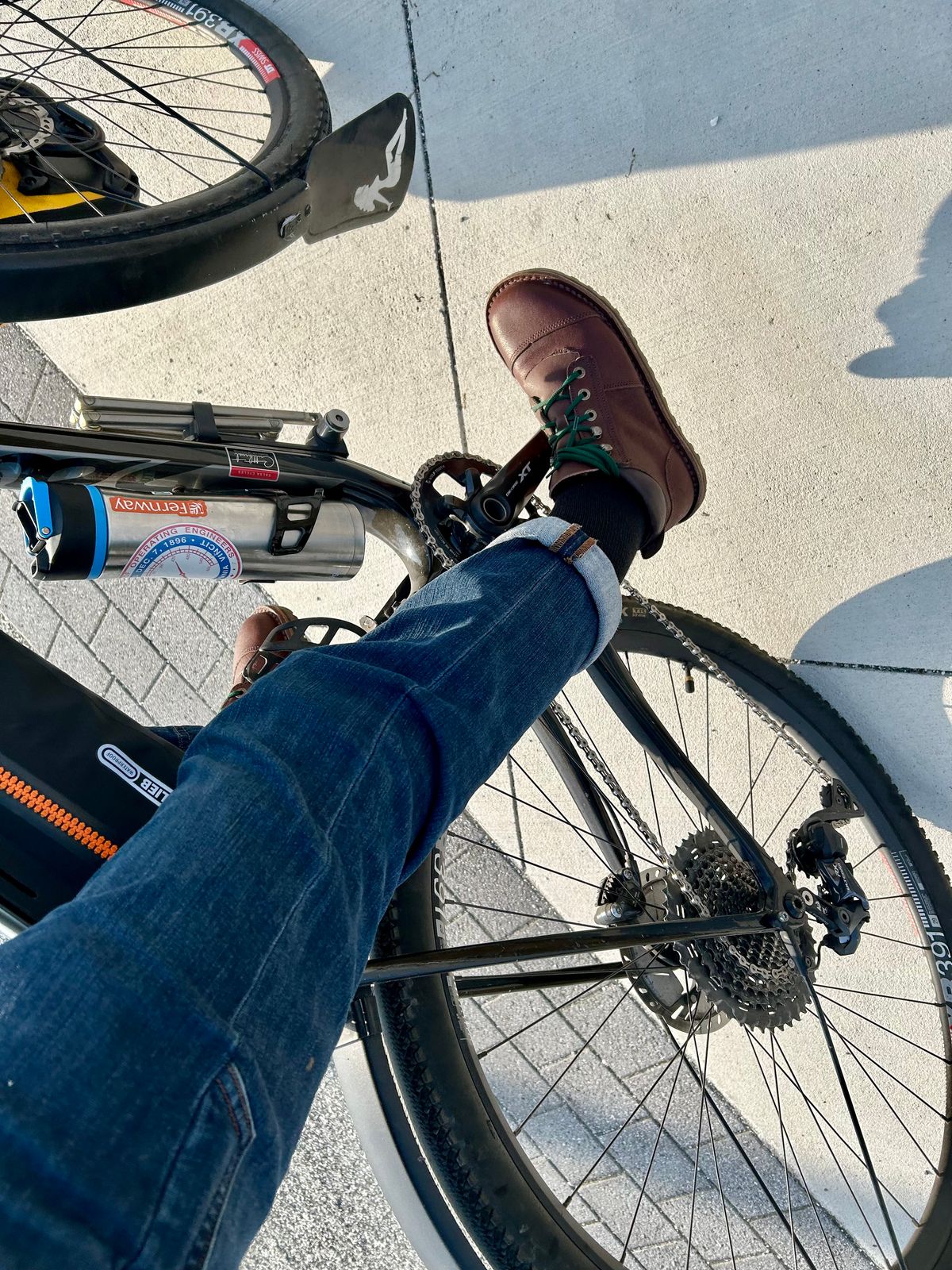 Photo by Vic on March 26, 2026 of the Jim Green African Ranger Barefoot Boot in African Buffalo Skin.