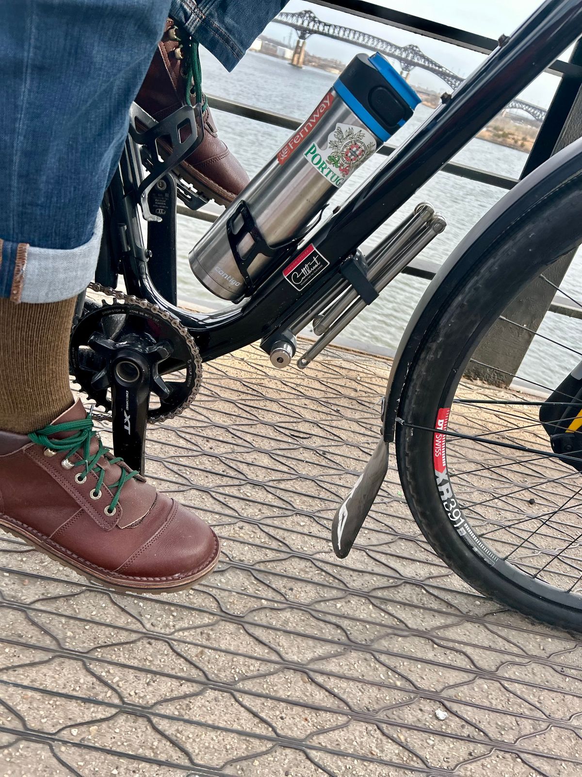 Photo by Vic on March 31, 2026 of the Jim Green African Ranger Barefoot Boot in African Buffalo Skin.