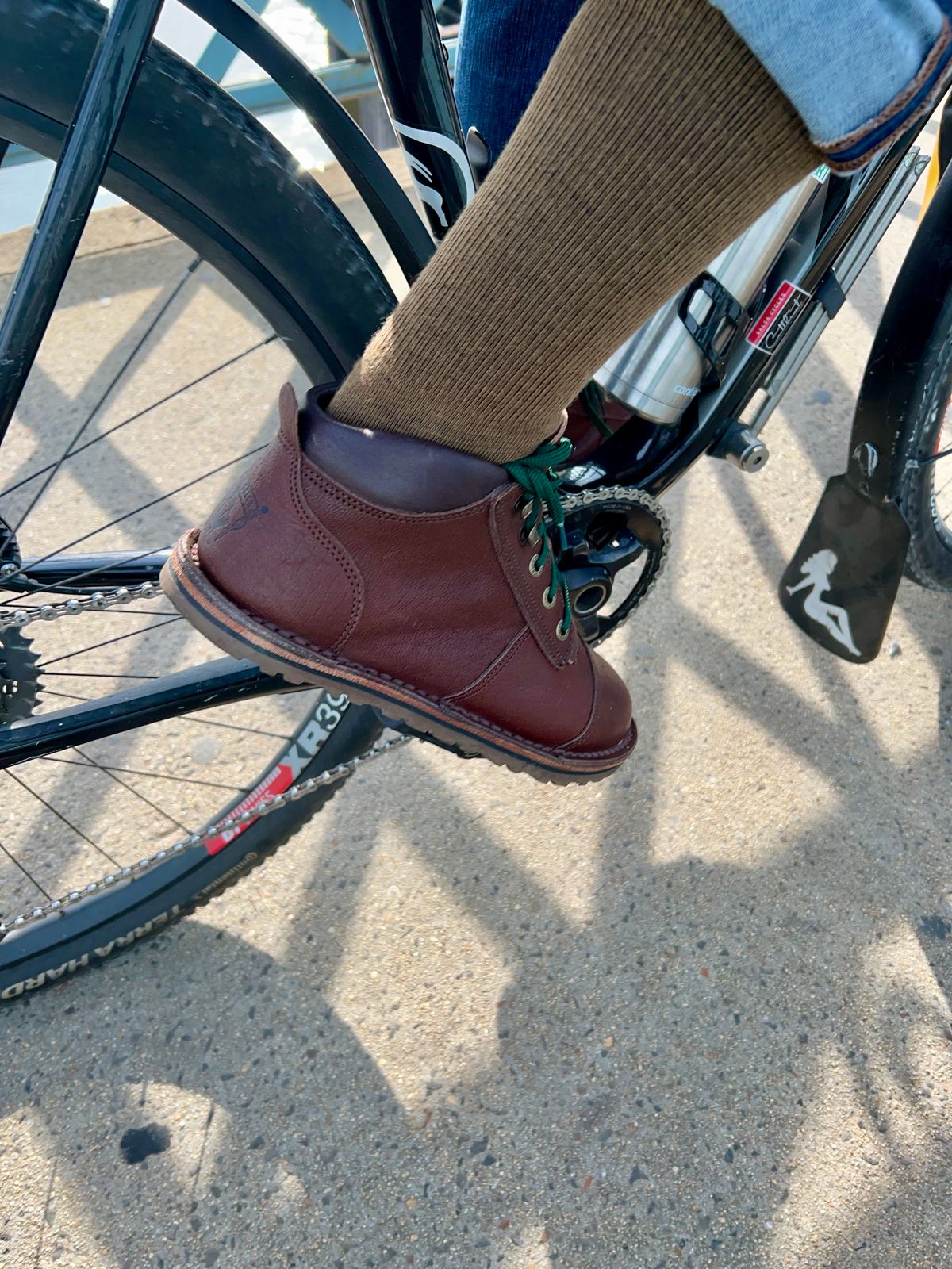 Photo by Vic on March 31, 2026 of the Jim Green African Ranger Barefoot Boot in African Buffalo Skin.