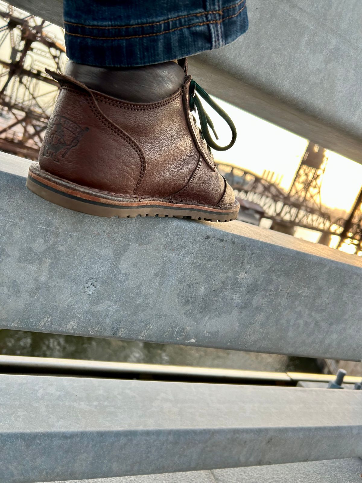 Photo by Vic on March 31, 2026 of the Jim Green African Ranger Barefoot Boot in African Buffalo Skin.