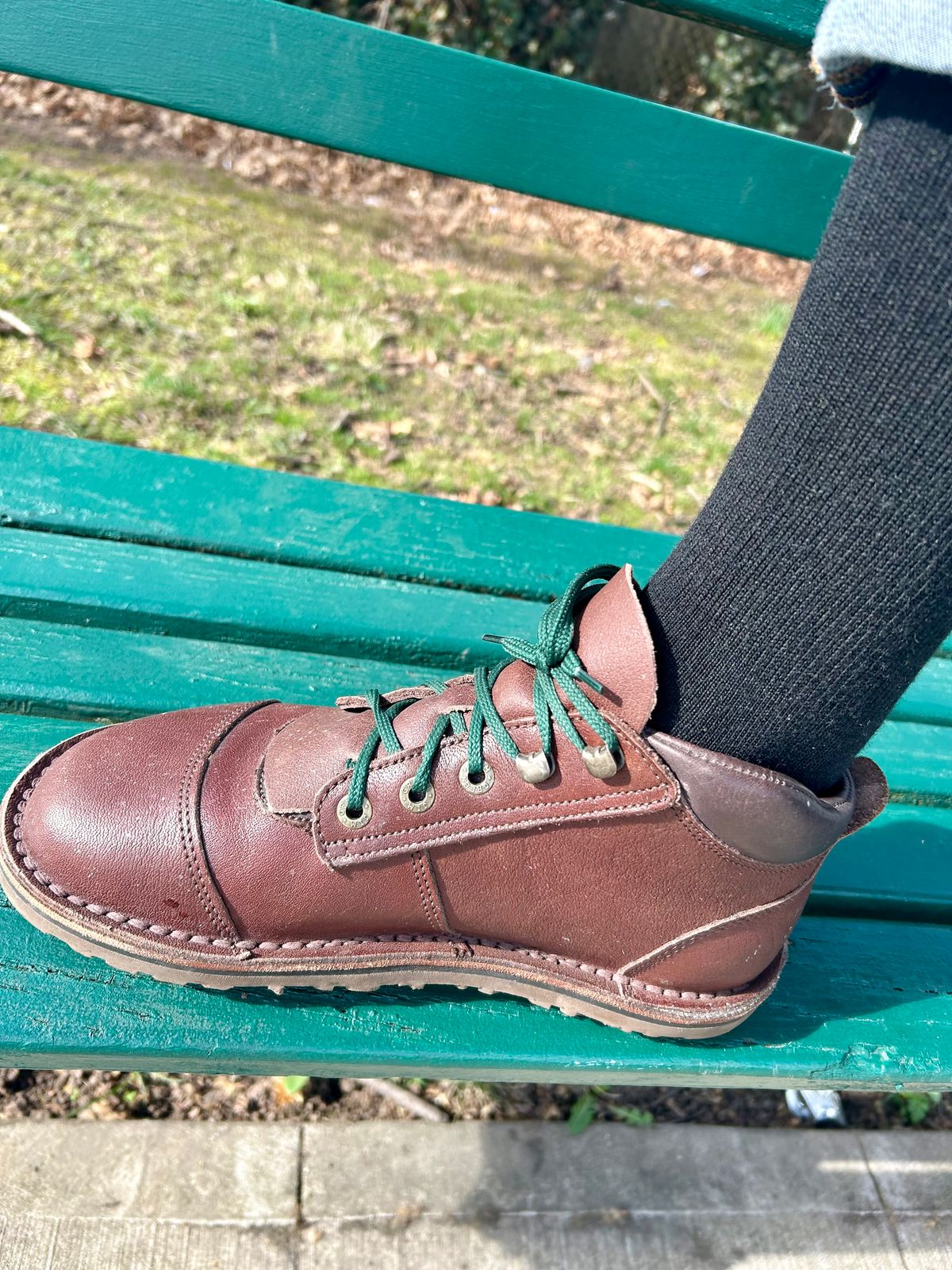 Photo by Vic on April 1, 2026 of the Jim Green African Ranger Barefoot Boot in African Buffalo Skin.