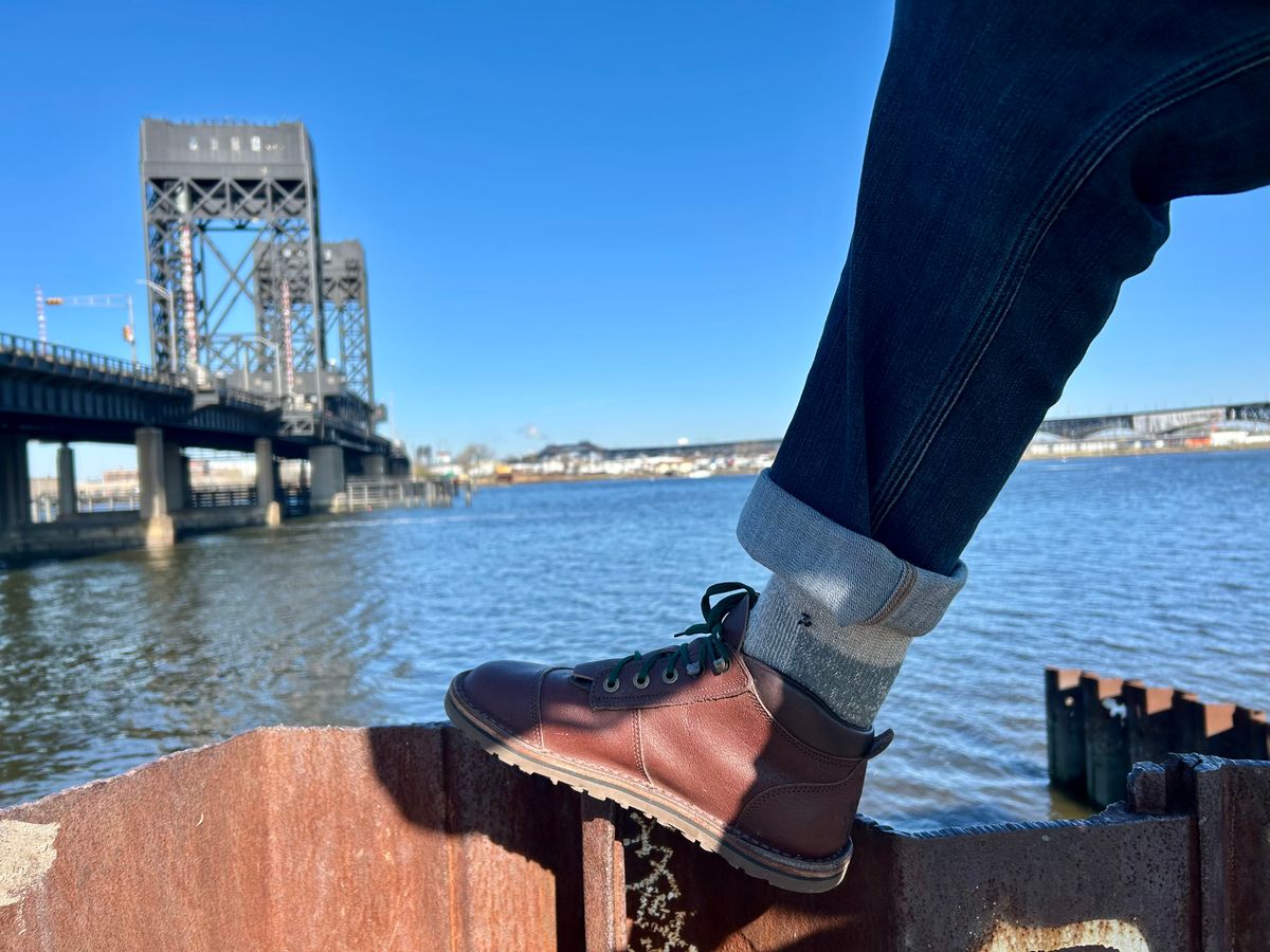 Photo by Vic on April 8, 2026 of the Jim Green African Ranger Barefoot Boot in African Buffalo Skin.