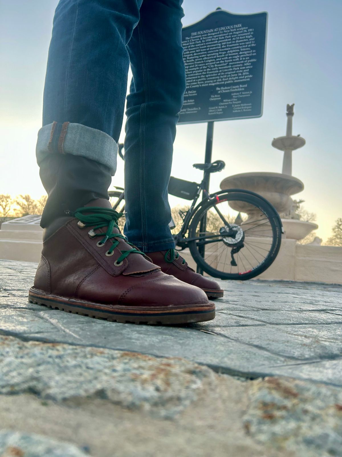 Photo by Vic on April 9, 2026 of the Jim Green African Ranger Barefoot Boot in African Buffalo Skin.