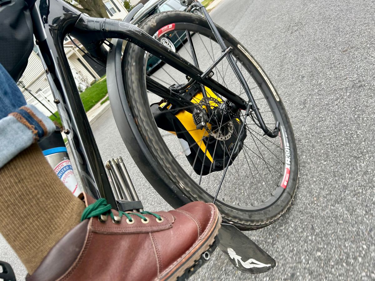 Photo by Vic on April 13, 2026 of the Jim Green African Ranger Barefoot Boot in African Buffalo Skin.