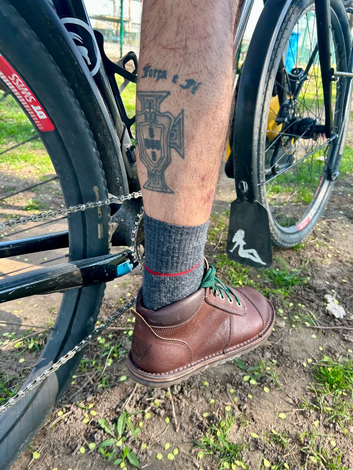 Photo by Vic on April 14, 2026 of the Jim Green African Ranger Barefoot Boot in African Buffalo Skin.