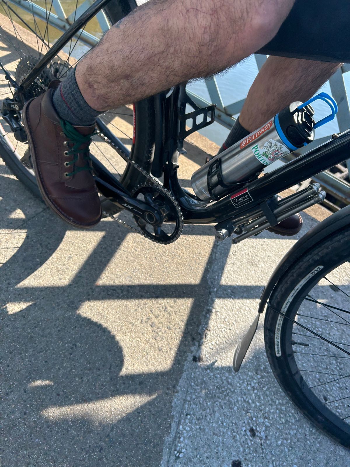 Photo by Vic on April 14, 2026 of the Jim Green African Ranger Barefoot Boot in African Buffalo Skin.
