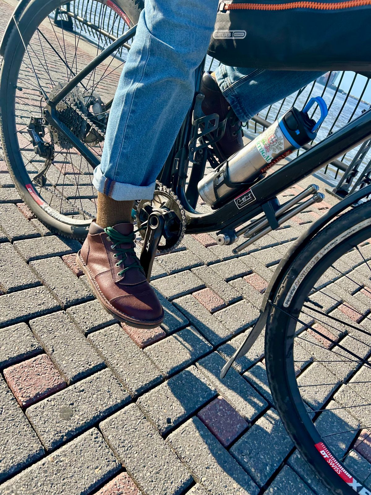 Photo by Vic on April 17, 2026 of the Jim Green African Ranger Barefoot Boot in African Buffalo Skin.