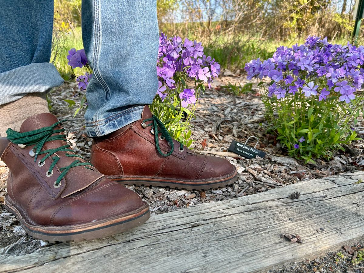 Photo by Vic on April 23, 2026 of the Jim Green African Ranger Barefoot Boot in African Buffalo Skin.