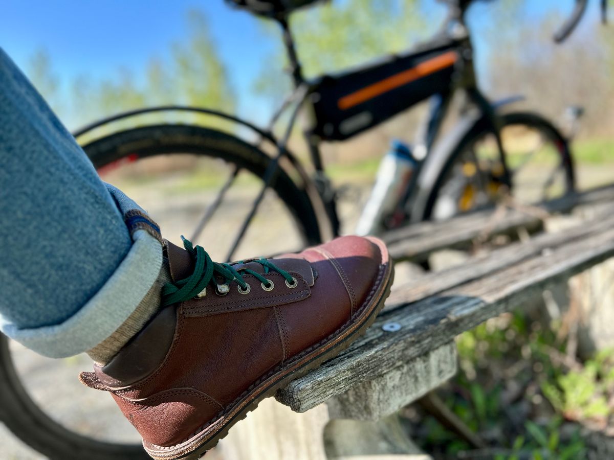 Photo by Vic on April 23, 2026 of the Jim Green African Ranger Barefoot Boot in African Buffalo Skin.