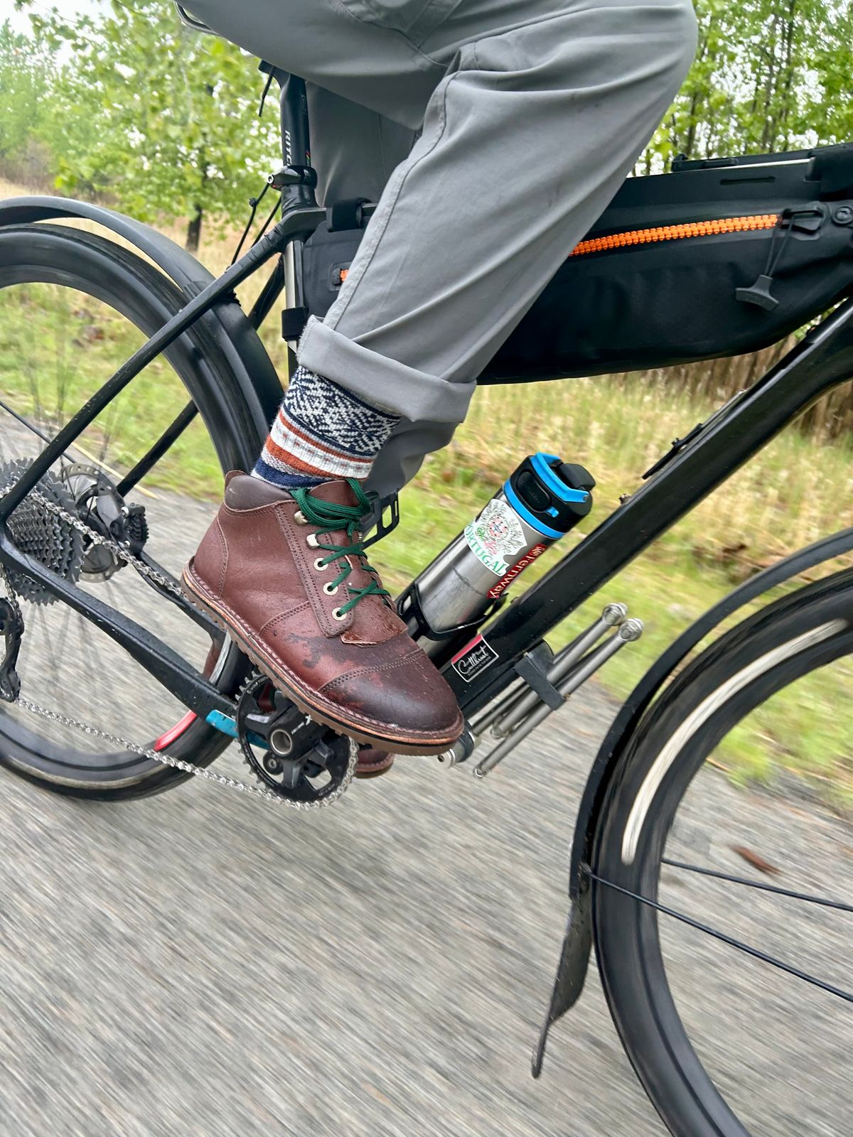 Photo by Vic on April 30, 2026 of the Jim Green African Ranger Barefoot Boot in African Buffalo Skin.