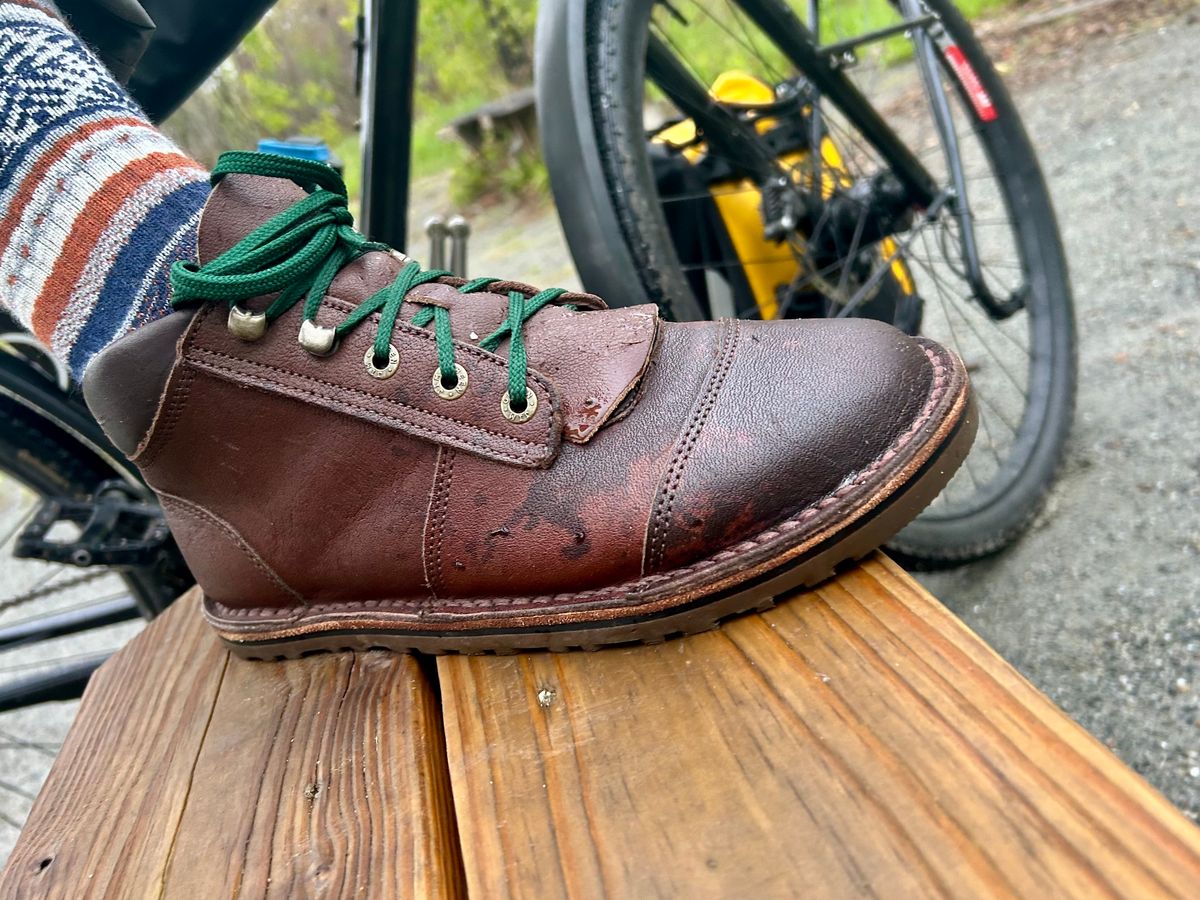 Photo by Vic on April 30, 2026 of the Jim Green African Ranger Barefoot Boot in African Buffalo Skin.