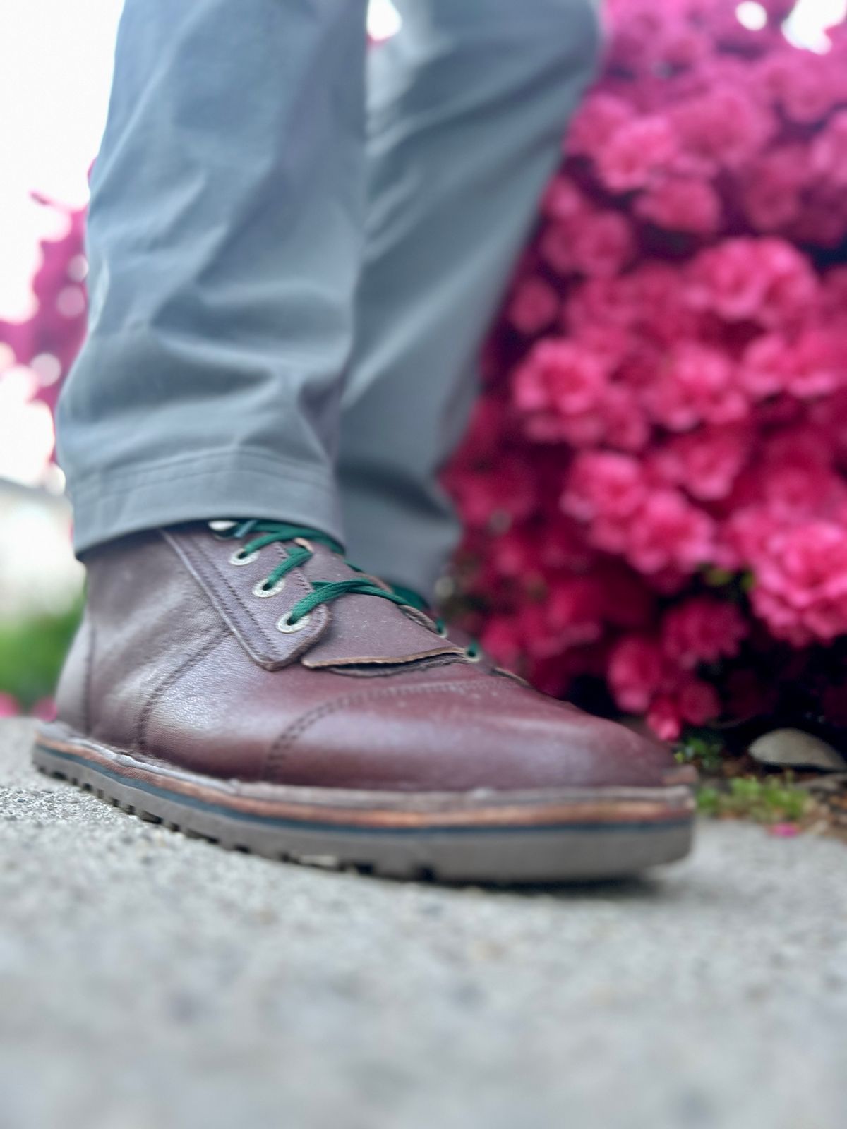 Photo by Vic on April 30, 2026 of the Jim Green African Ranger Barefoot Boot in African Buffalo Skin.