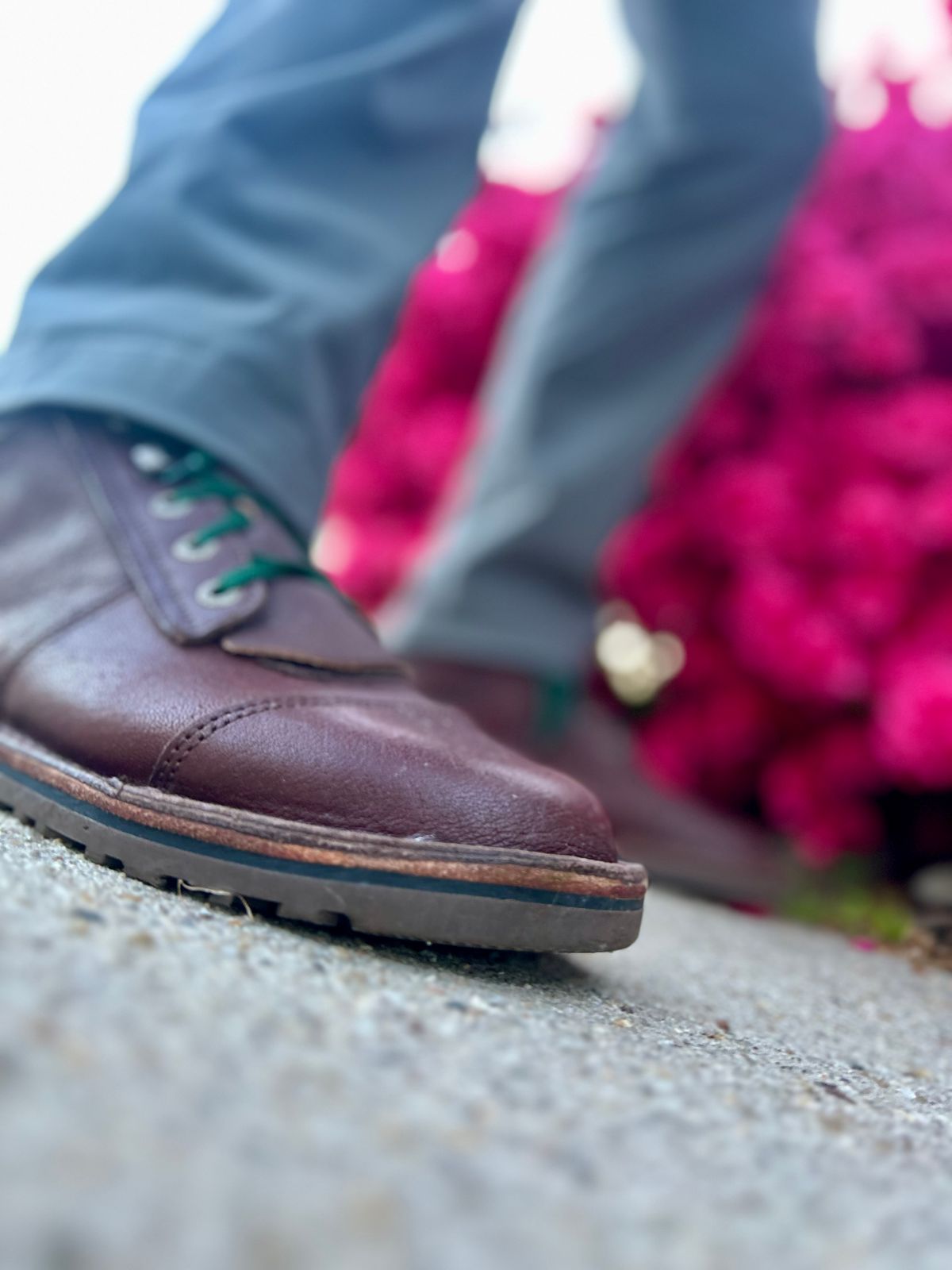 Photo by Vic on April 30, 2026 of the Jim Green African Ranger Barefoot Boot in African Buffalo Skin.