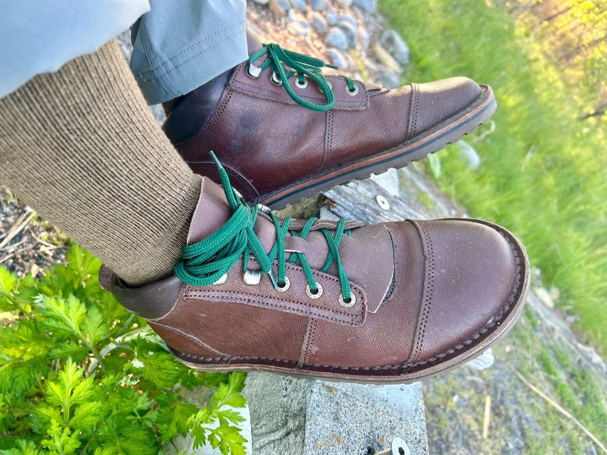 Photo by Vic on May 1, 2026 of the Jim Green African Ranger Barefoot Boot in African Buffalo Skin.