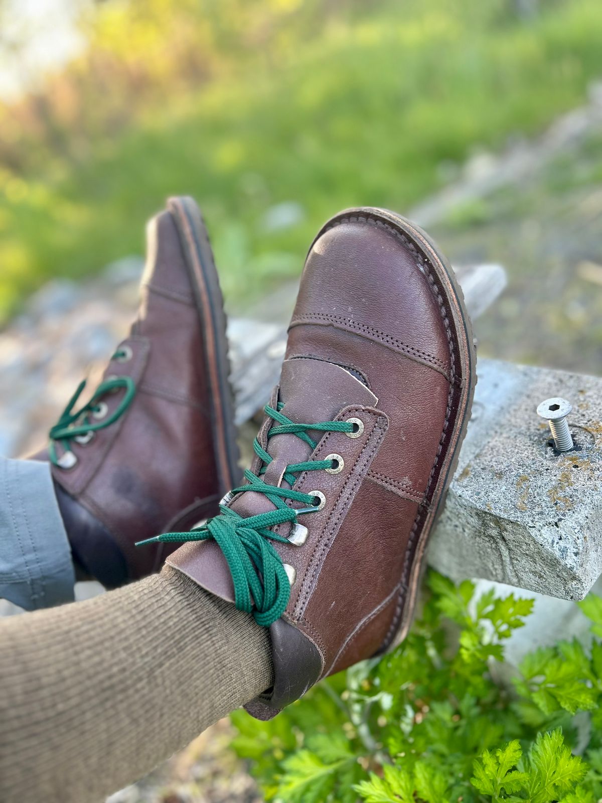 Photo by Vic on May 1, 2026 of the Jim Green African Ranger Barefoot Boot in African Buffalo Skin.