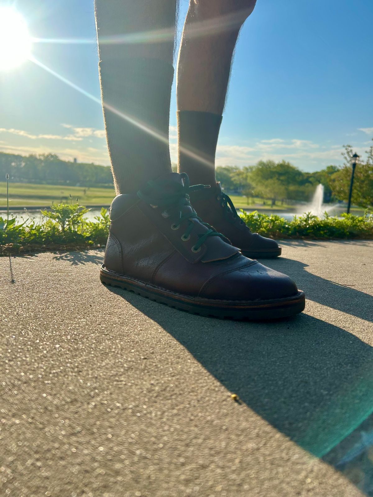 Photo by Vic on May 5, 2026 of the Jim Green African Ranger Barefoot Boot in African Buffalo Skin.
