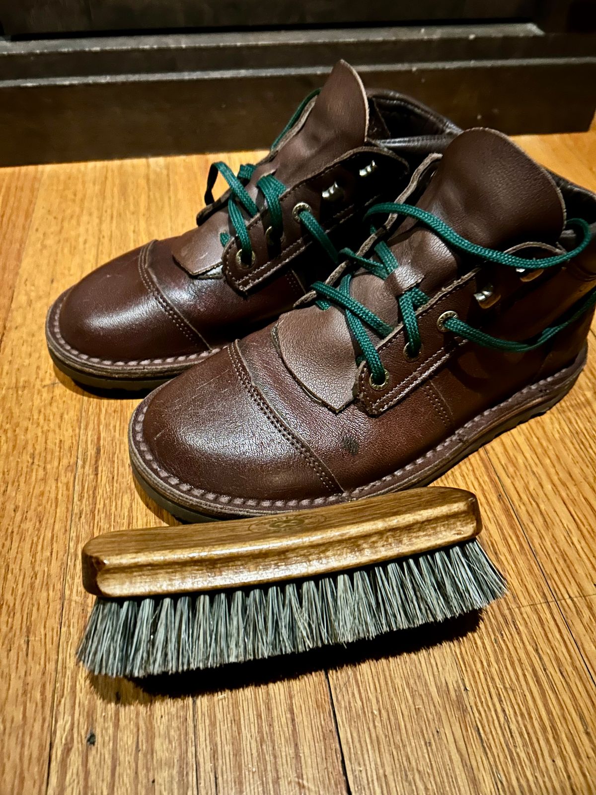 Photo by Vic on May 14, 2026 of the Jim Green African Ranger Barefoot Boot in African Buffalo Skin.