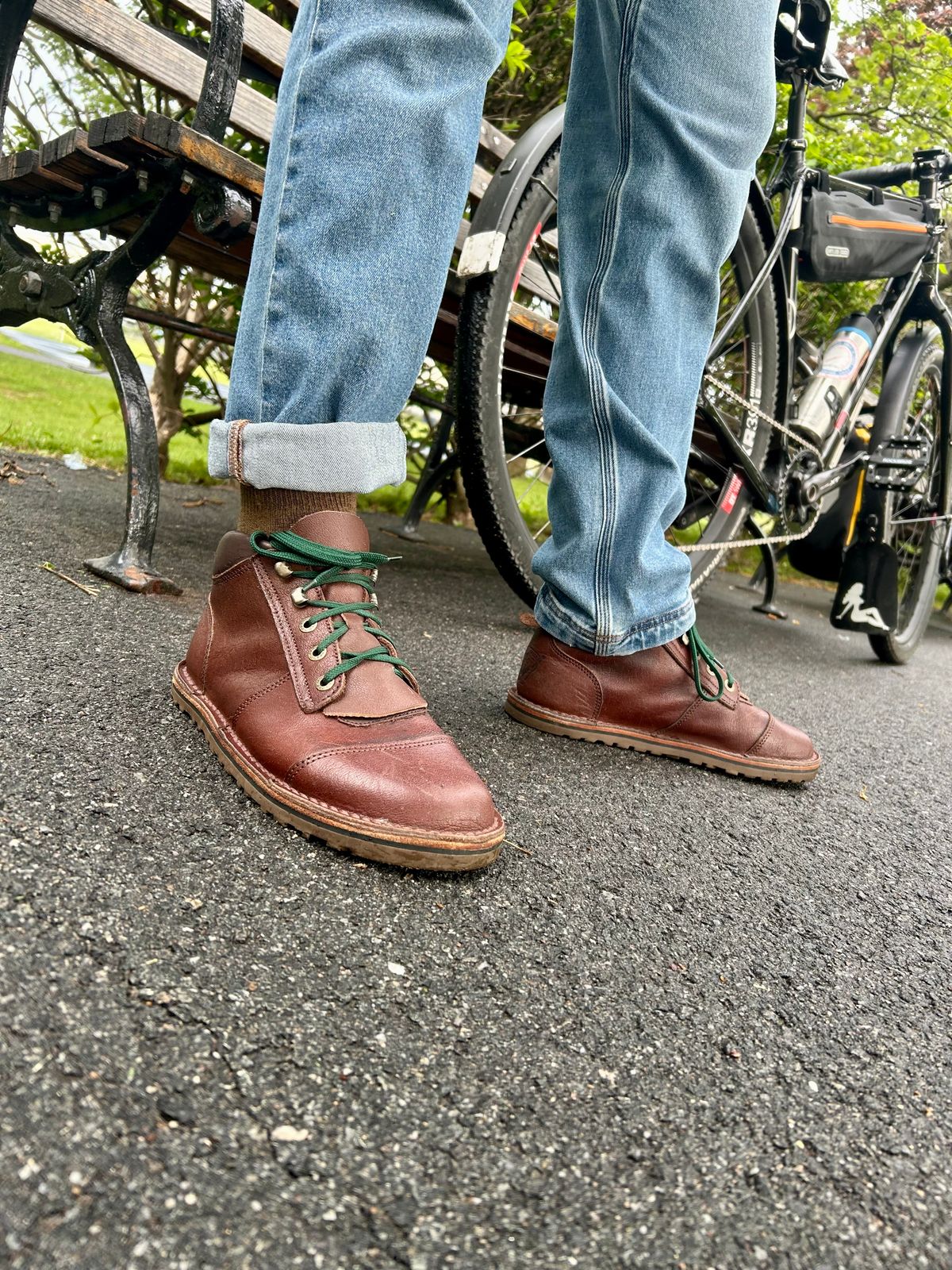 Photo by Vic on May 14, 2026 of the Jim Green African Ranger Barefoot Boot in African Buffalo Skin.