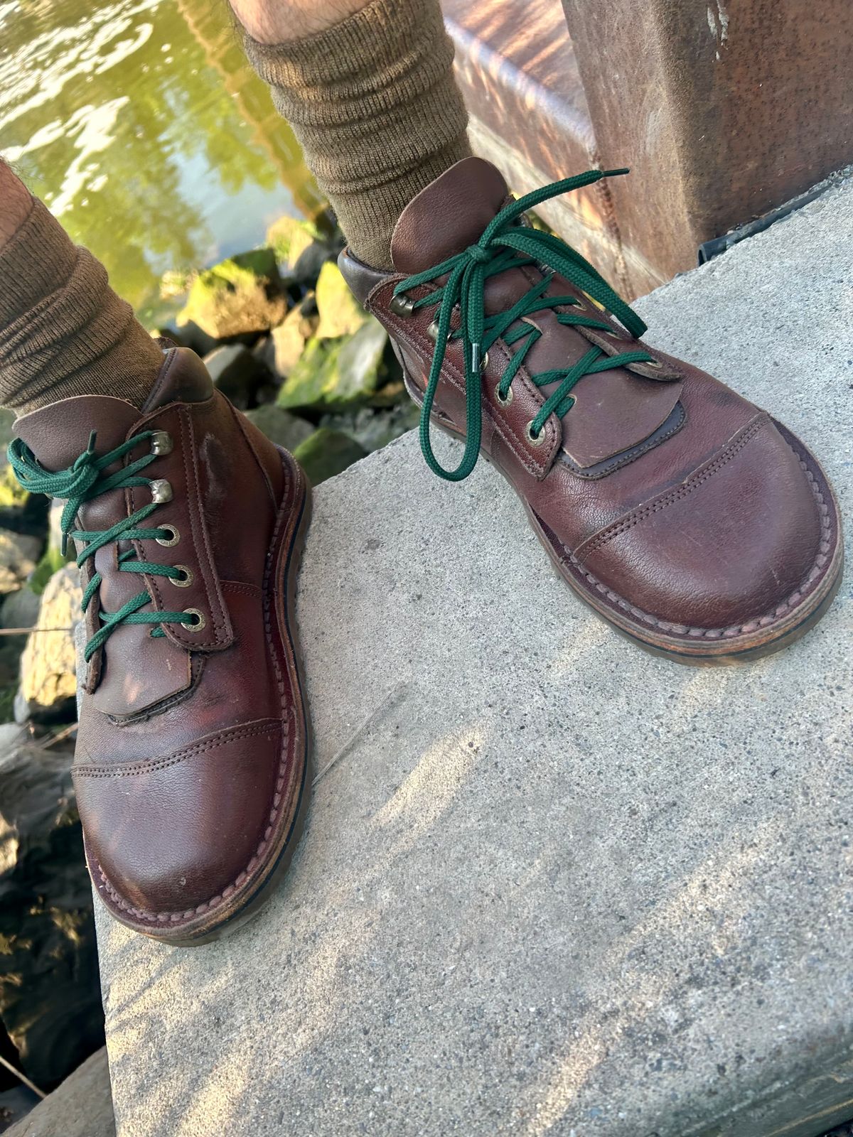 Photo by Vic on May 20, 2026 of the Jim Green African Ranger Barefoot Boot in African Buffalo Skin.