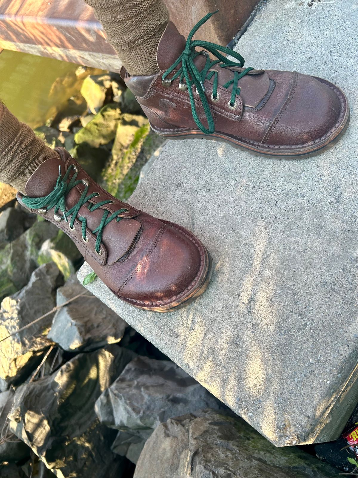 Photo by Vic on May 20, 2026 of the Jim Green African Ranger Barefoot Boot in African Buffalo Skin.