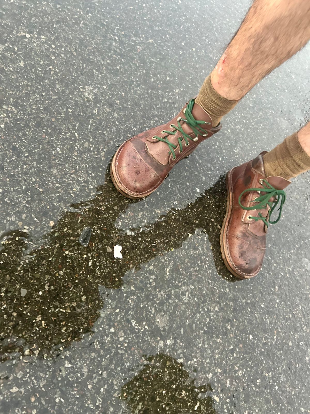 Photo by Vic on May 20, 2026 of the Jim Green African Ranger Barefoot Boot in African Buffalo Skin.