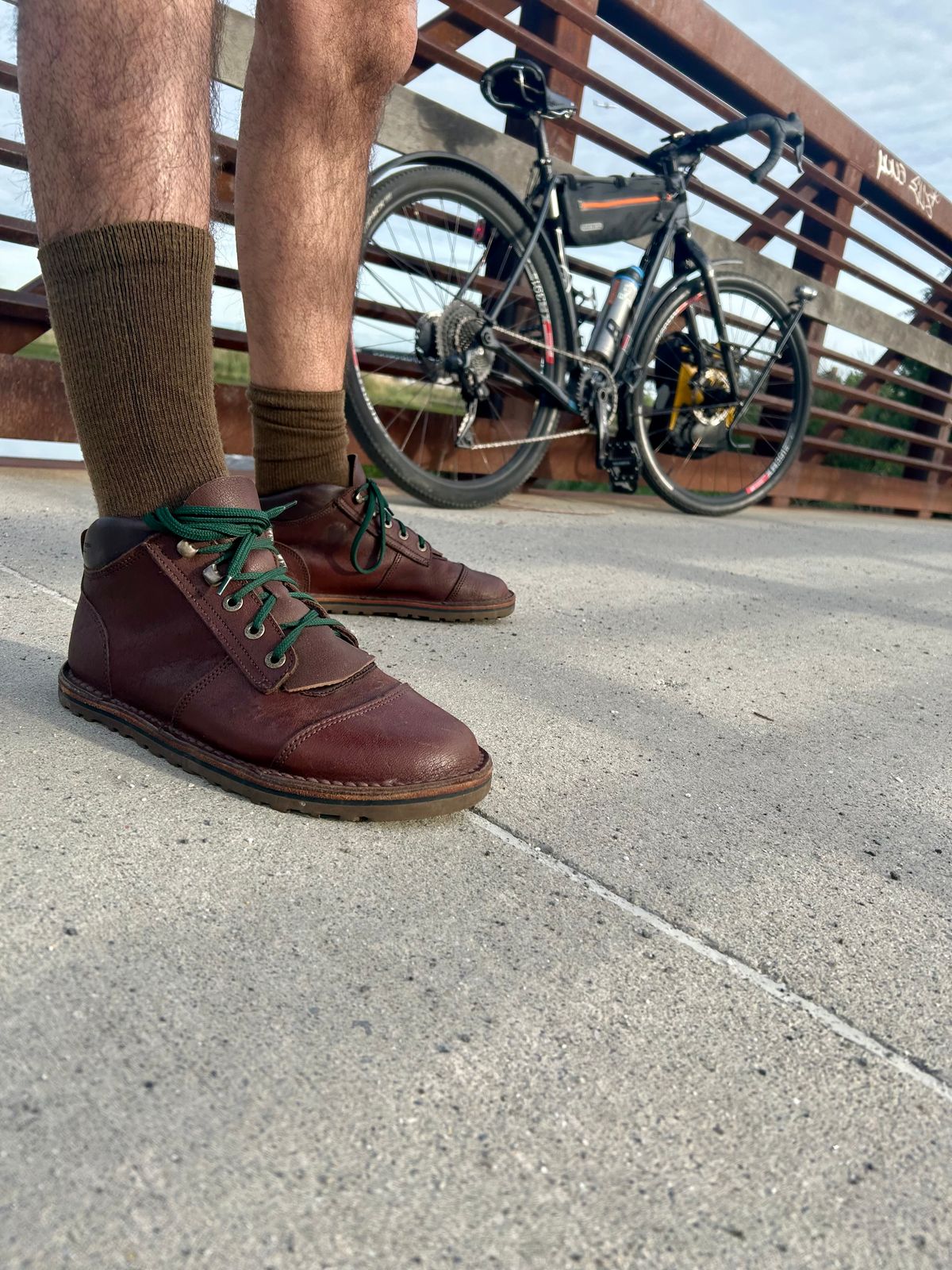 Photo by Vic on May 22, 2026 of the Jim Green African Ranger Barefoot Boot in African Buffalo Skin.