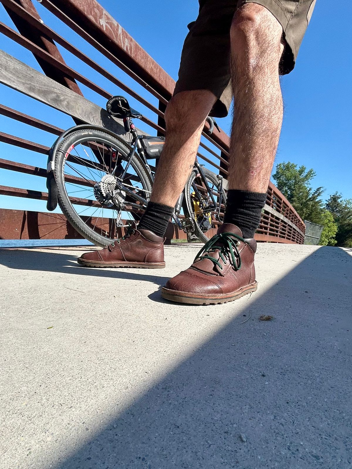 Photo by Vic on June 2, 2026 of the Jim Green African Ranger Barefoot Boot in African Buffalo Skin.
