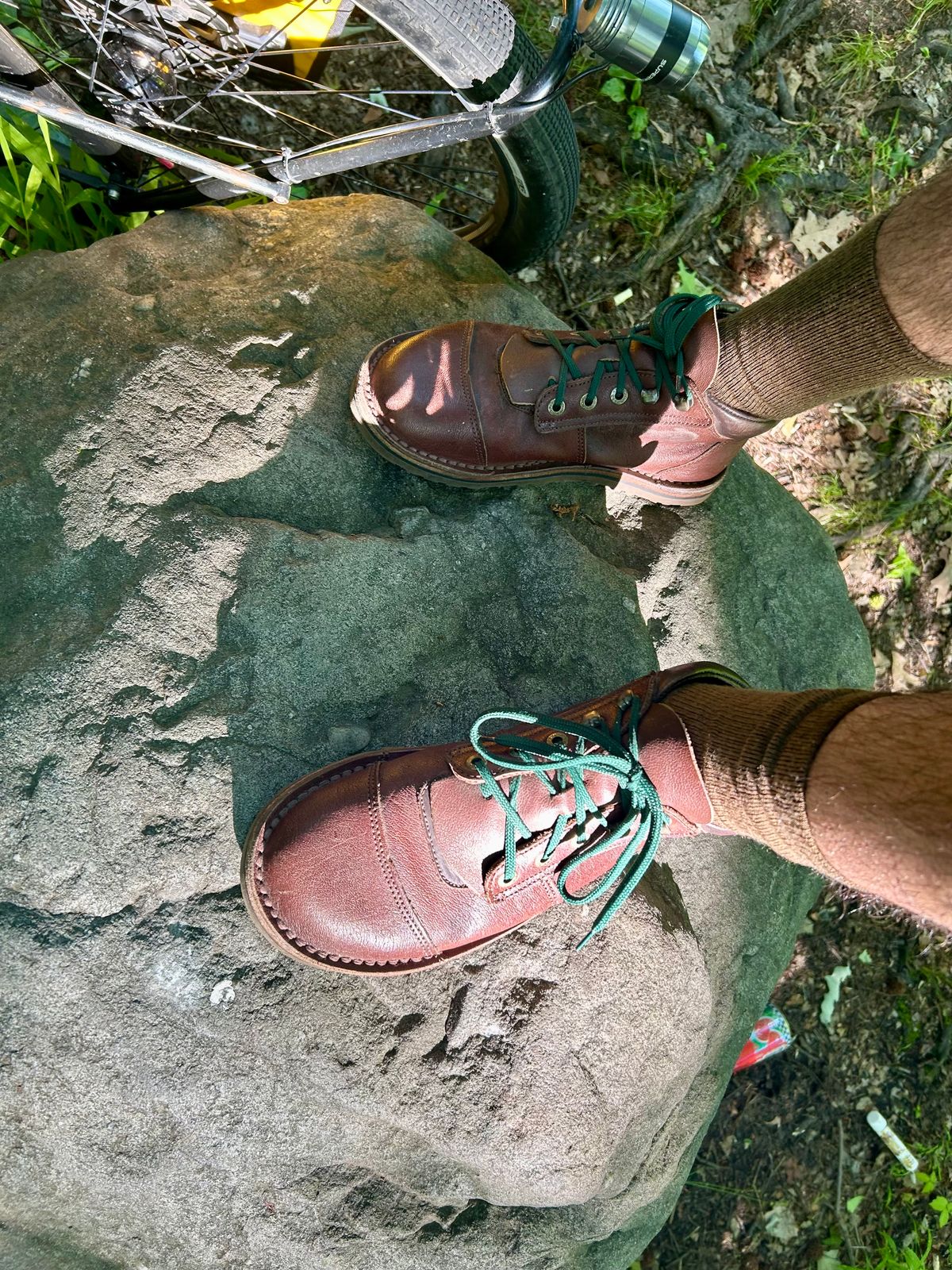 Photo by Vic on June 8, 2026 of the Jim Green African Ranger Barefoot Boot in African Buffalo Skin.