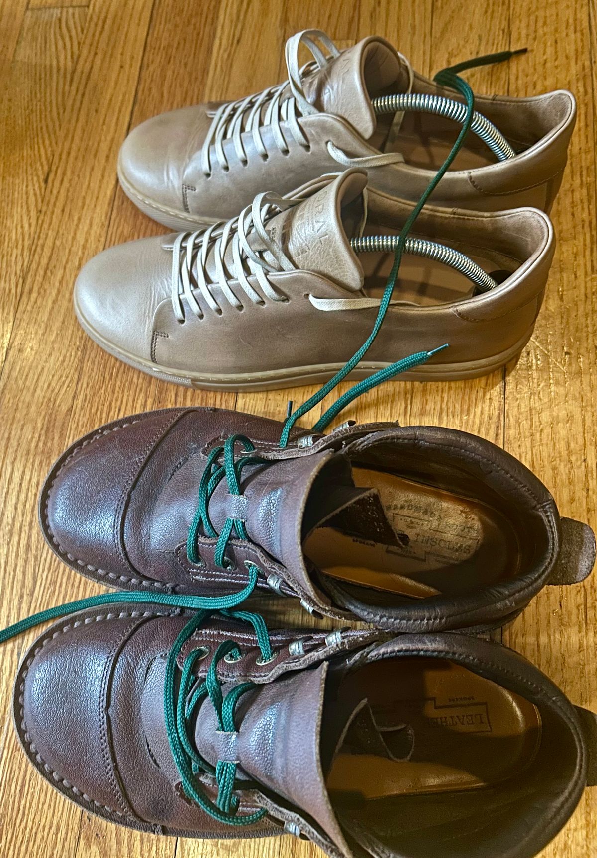 Photo by Vic on June 10, 2026 of the Jim Green African Ranger Barefoot Boot in African Buffalo Skin.