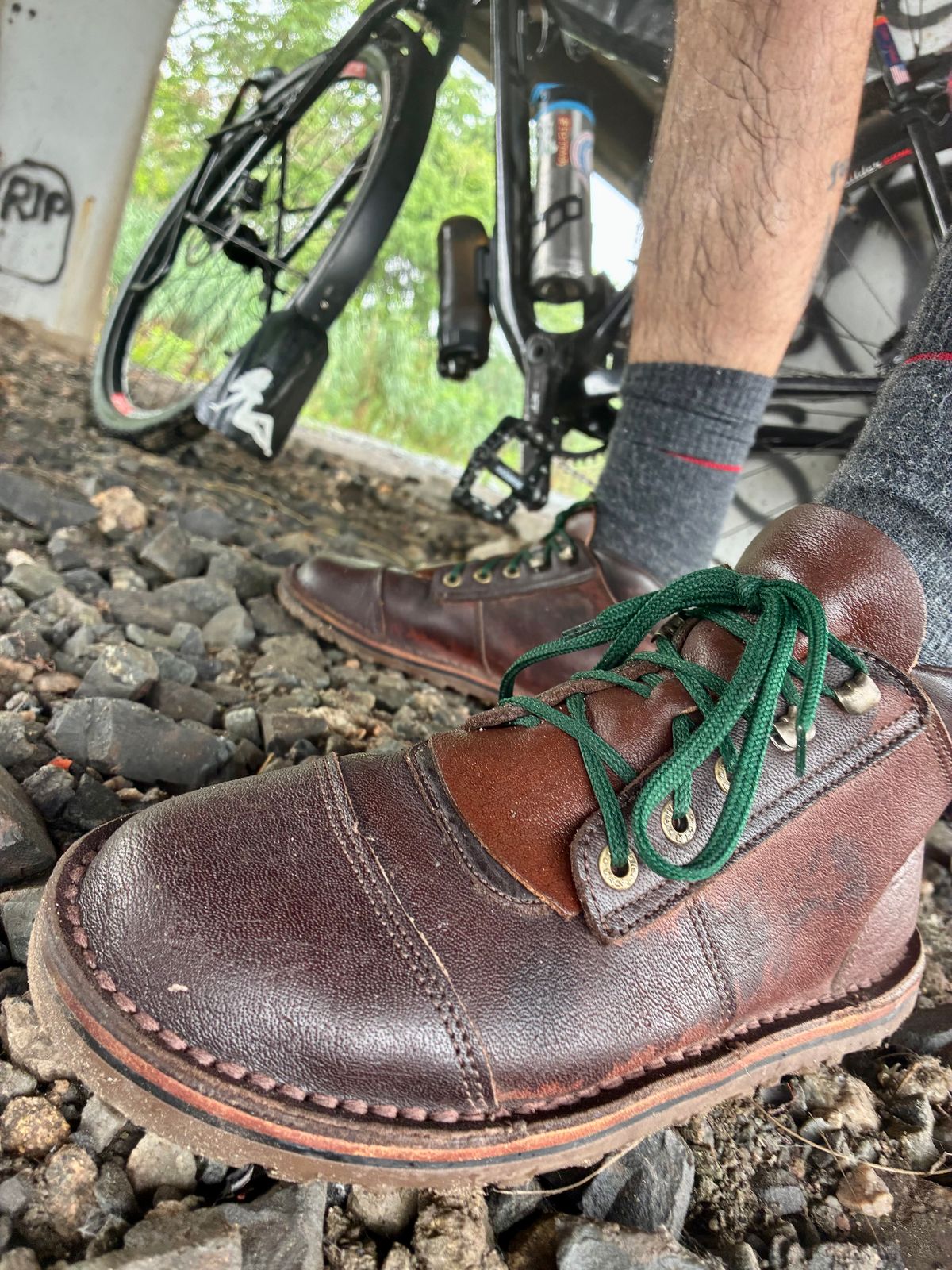 Photo by Vic on June 27, 2026 of the Jim Green African Ranger Barefoot Boot in African Buffalo Skin.