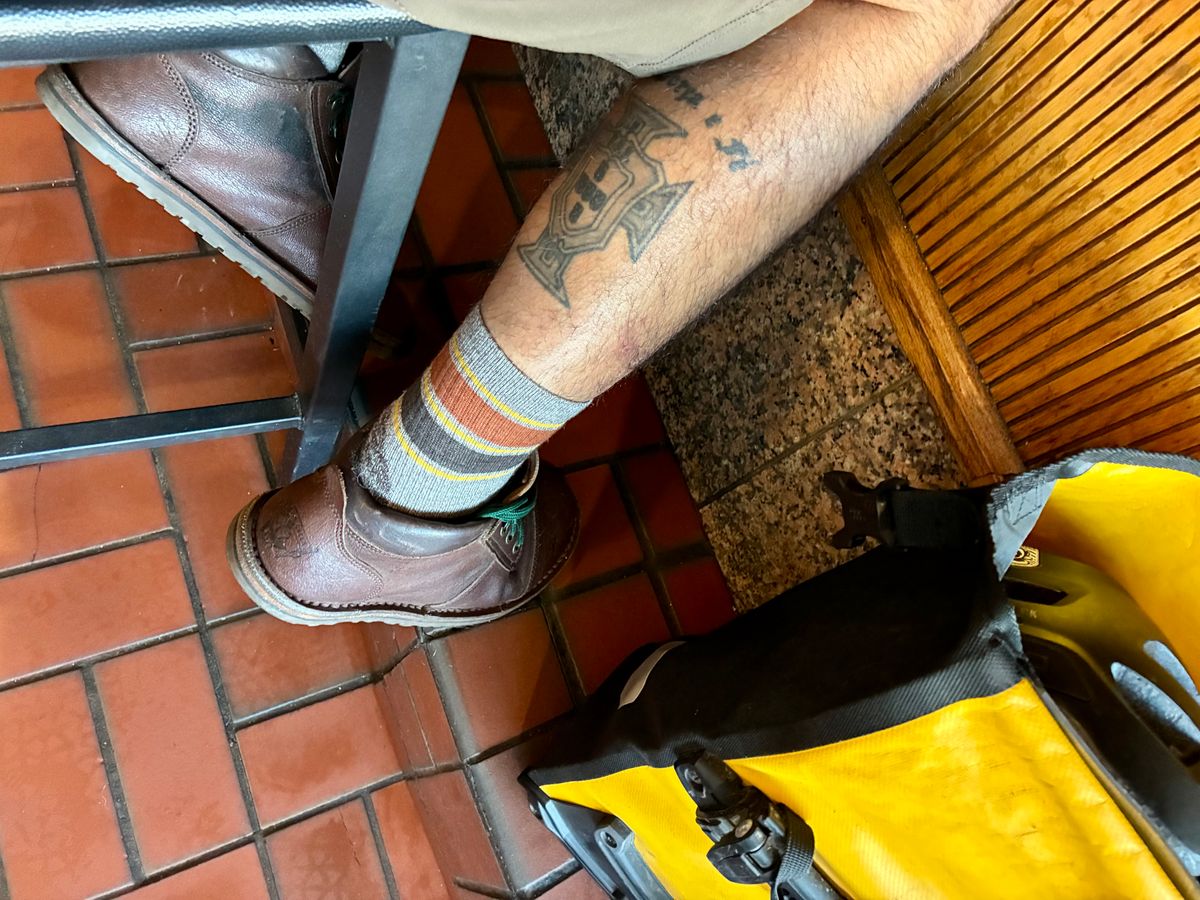 Photo by Vic on July 2, 2026 of the Jim Green African Ranger Barefoot Boot in African Buffalo Skin.