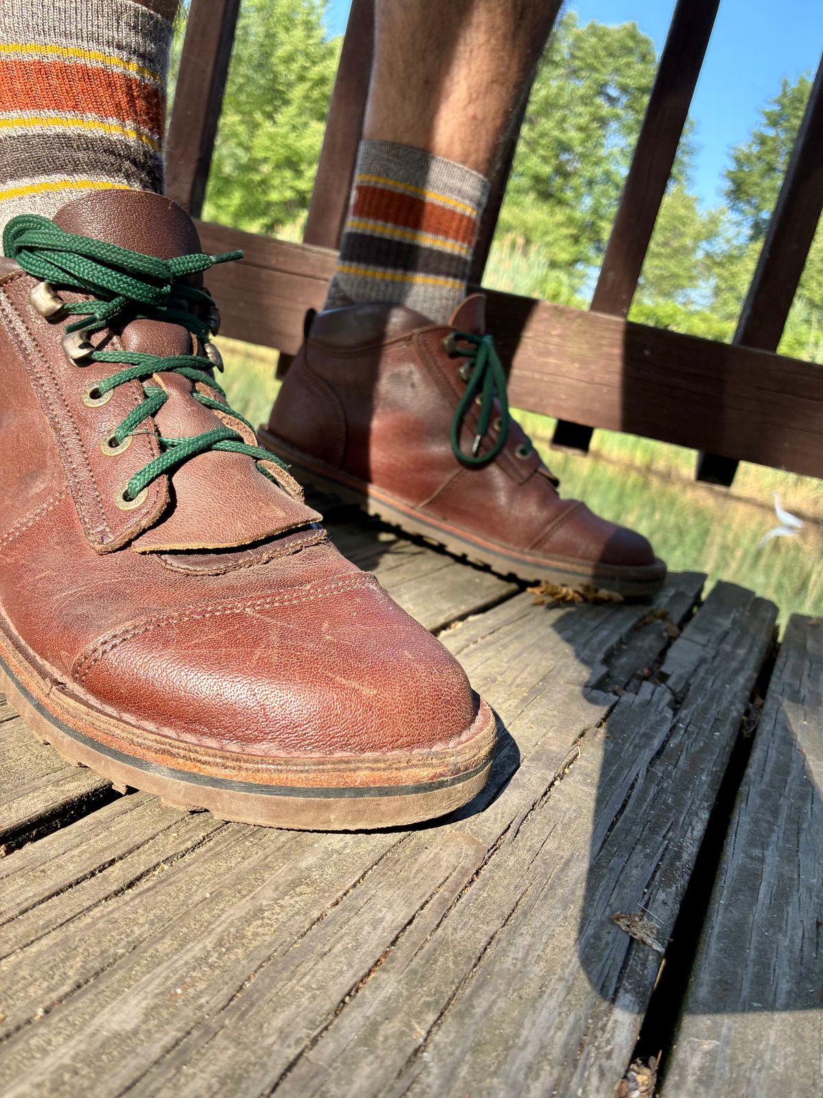 Photo by Vic on July 2, 2026 of the Jim Green African Ranger Barefoot Boot in African Buffalo Skin.