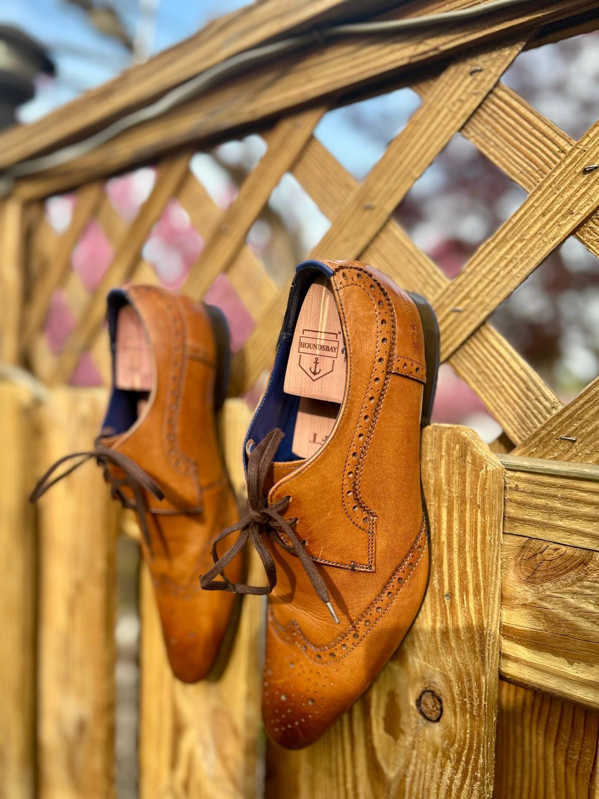 Photo by Vic on April 15, 2026 of the Ted Baker Unknown Model in Tarnsjo Garveri Brown Veg-Tanned Tooling.