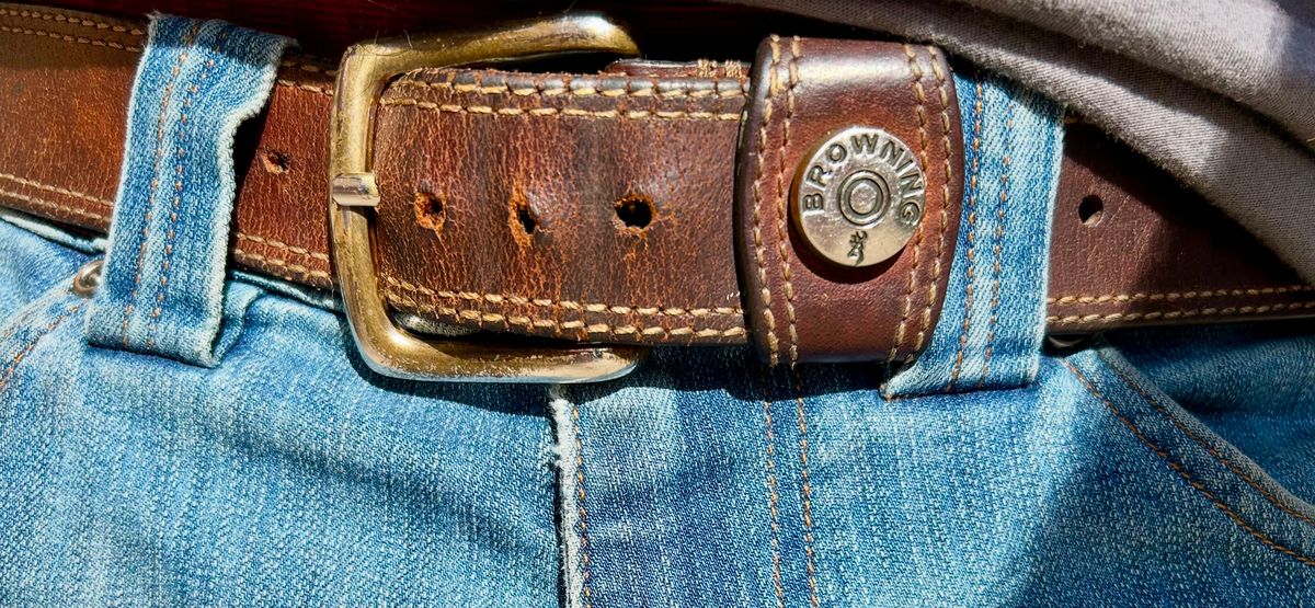 Photo by Vic on October 26, 2025 of the Browning Belt in Unknown Brown Veg Tan.