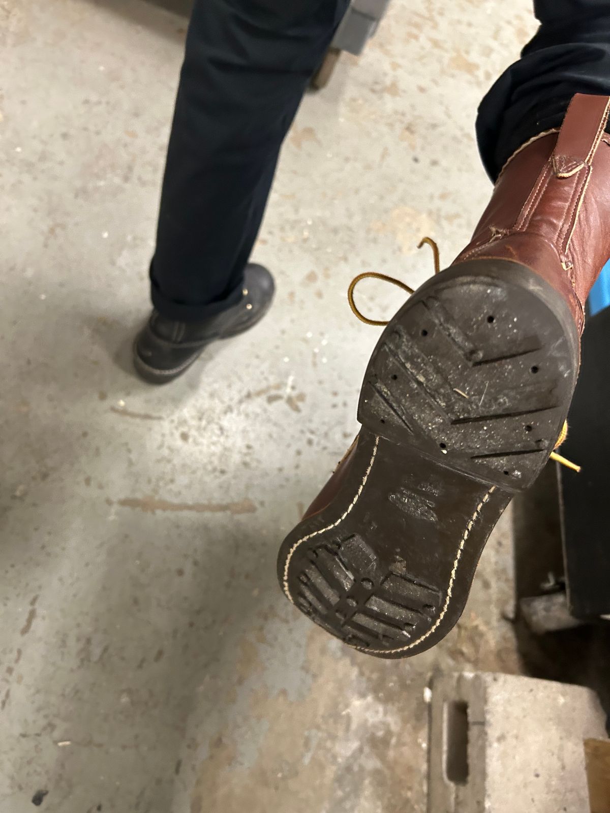 Photo by Vic on January 21, 2026 of the Russell Moccasin Co. Bird Shooter in Brown Oil Tan.