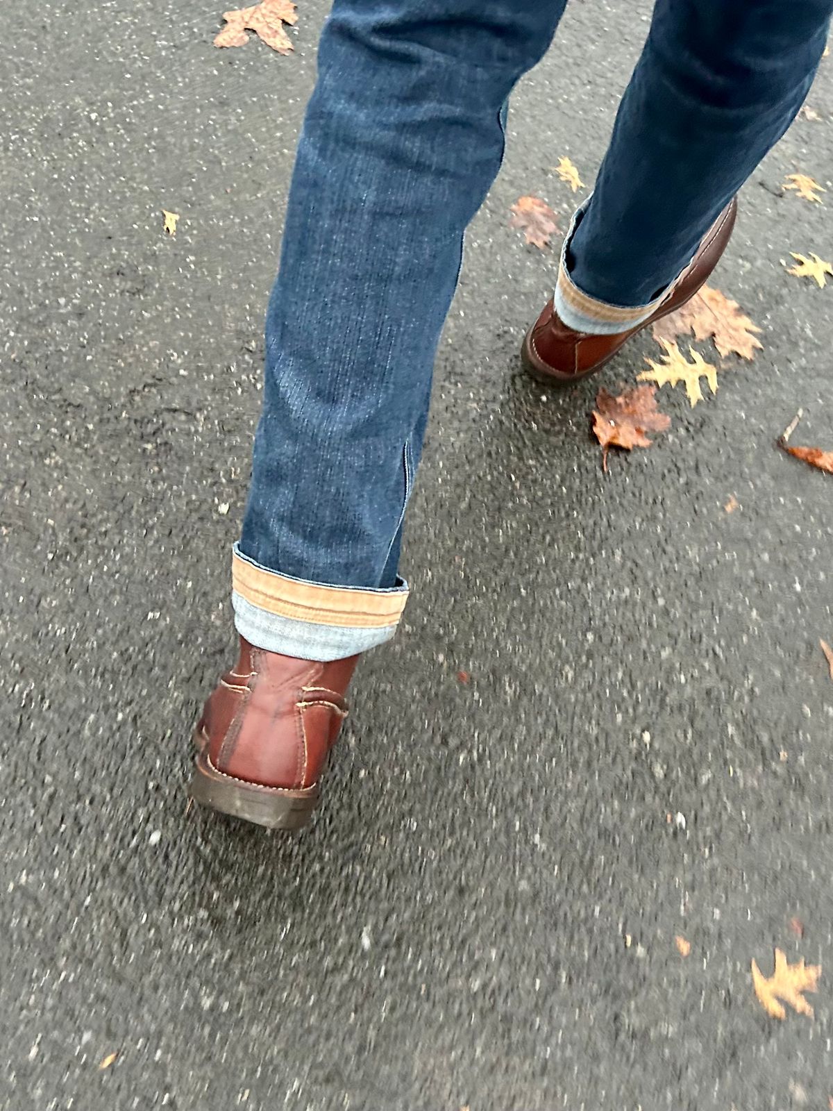 Photo by Vic on March 16, 2026 of the Russell Moccasin Co. Bird Shooter in Brown Oil Tan.