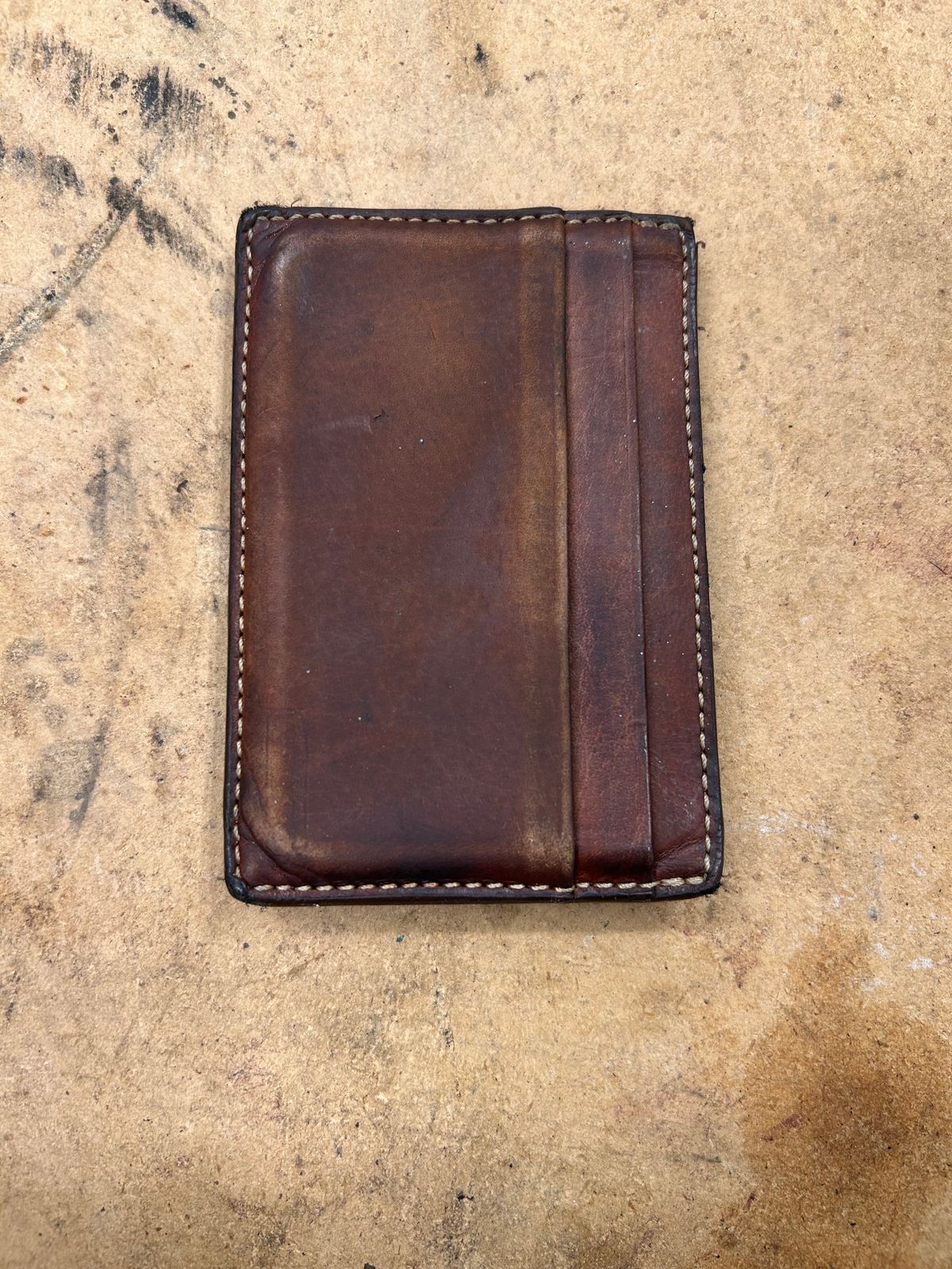 Photo by Vic on November 13, 2025 of the Coach Wallet in Unknown Natural Veg Tan.