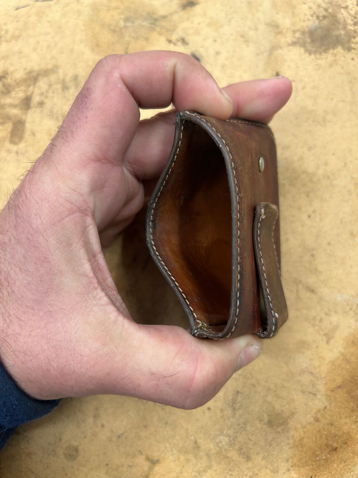 Photo by Vic on November 13, 2025 of the Coach Wallet in Unknown Natural Veg Tan.