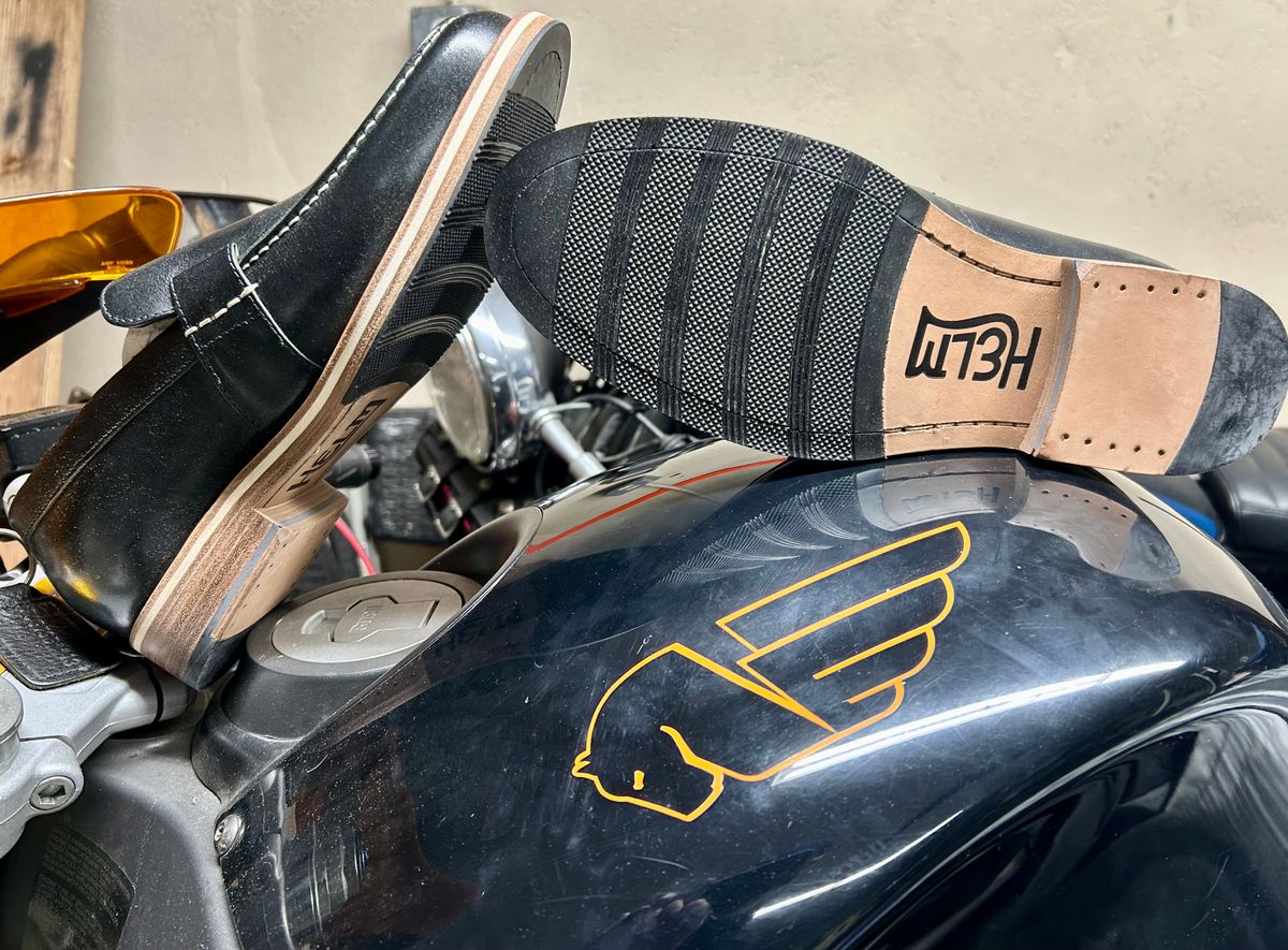 Photo by Vic on March 18, 2026 of the HELM Boots The Wilson in Black Krumenauer Leather.