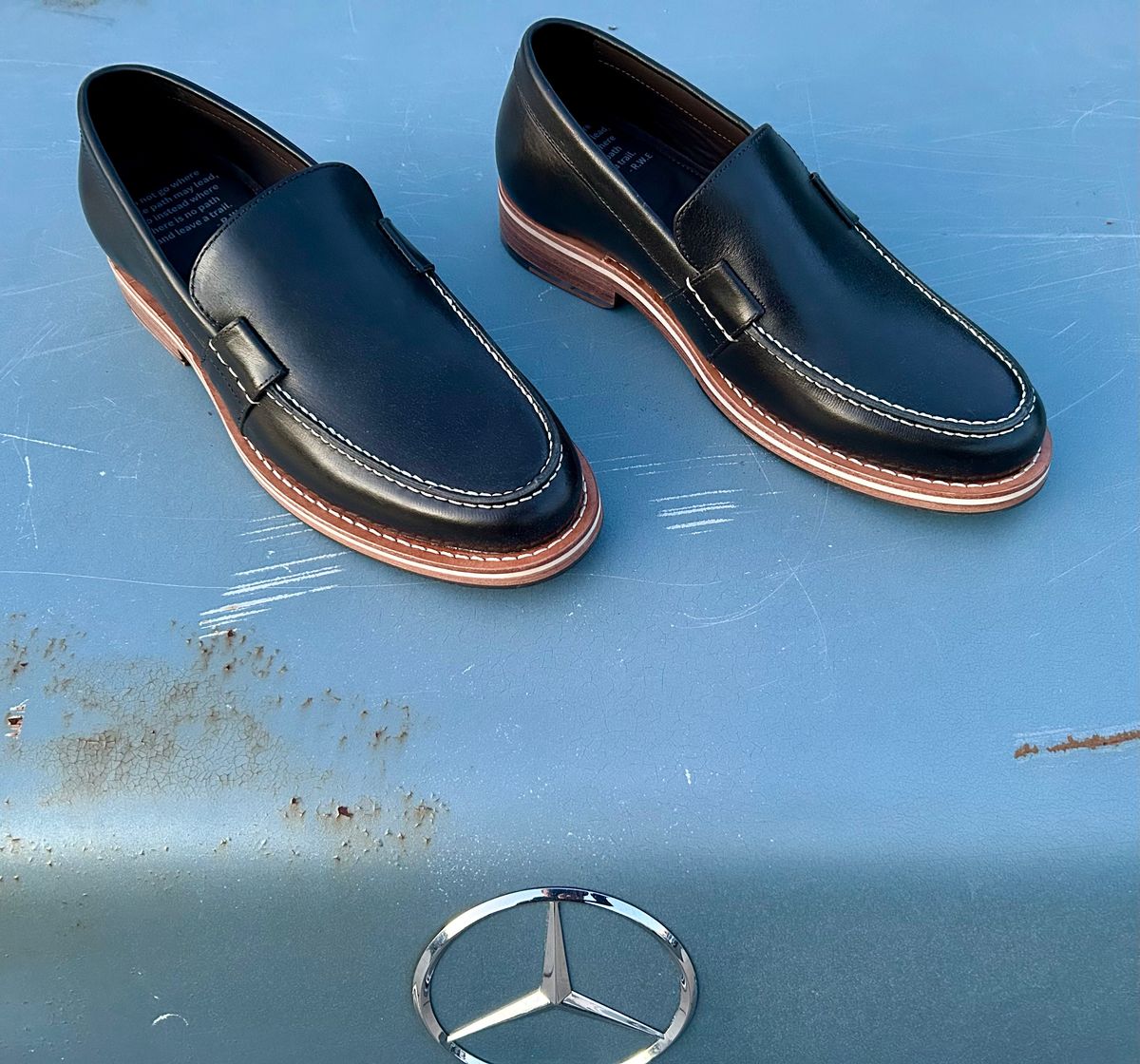 Photo by Vic on March 18, 2026 of the HELM Boots The Wilson in Black Krumenauer Leather.