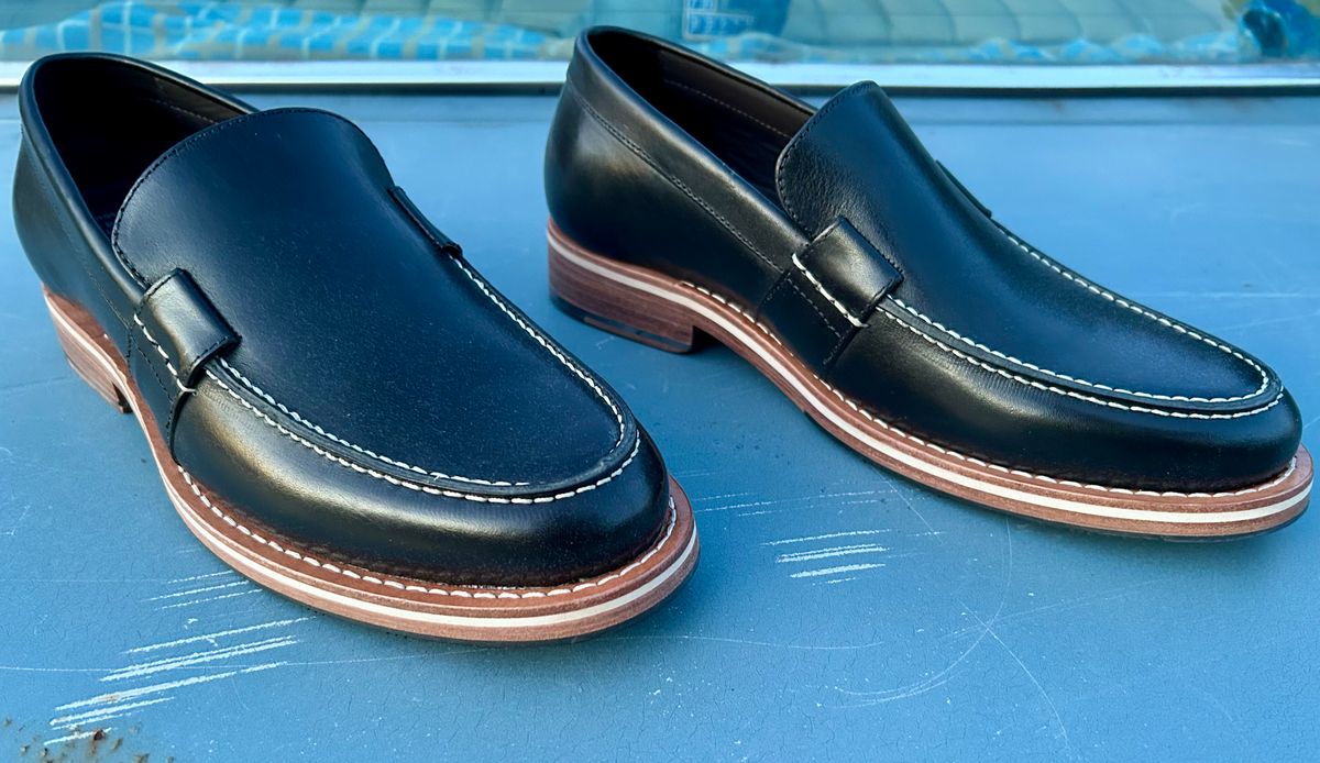 Photo by Vic on March 18, 2026 of the HELM Boots The Wilson in Black Krumenauer Leather.