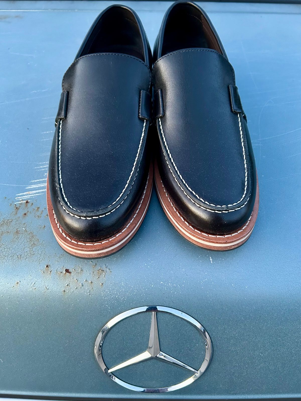 Photo by Vic on March 18, 2026 of the HELM Boots The Wilson in Black Krumenauer Leather.