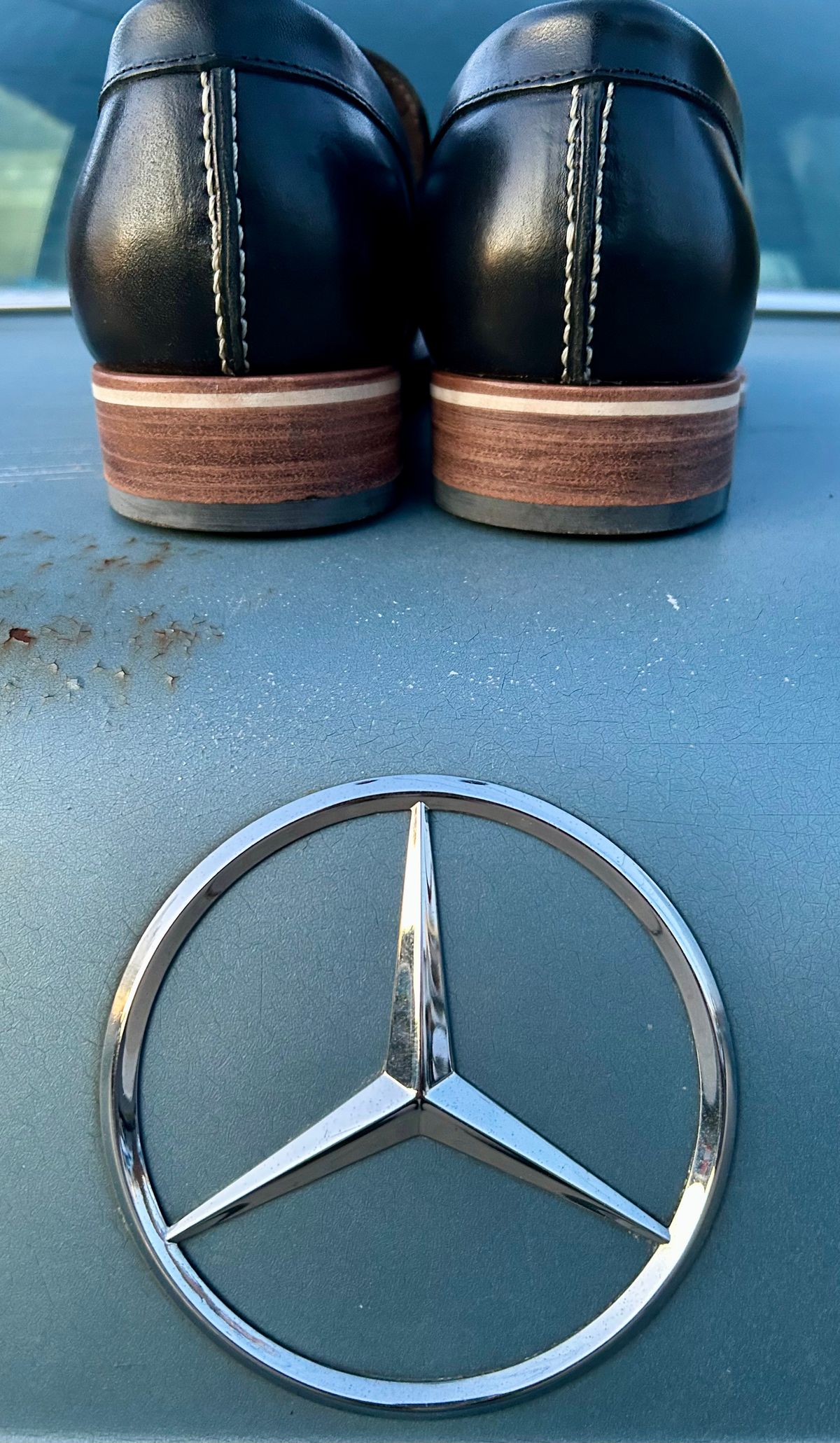 Photo by Vic on March 18, 2026 of the HELM Boots The Wilson in Black Krumenauer Leather.