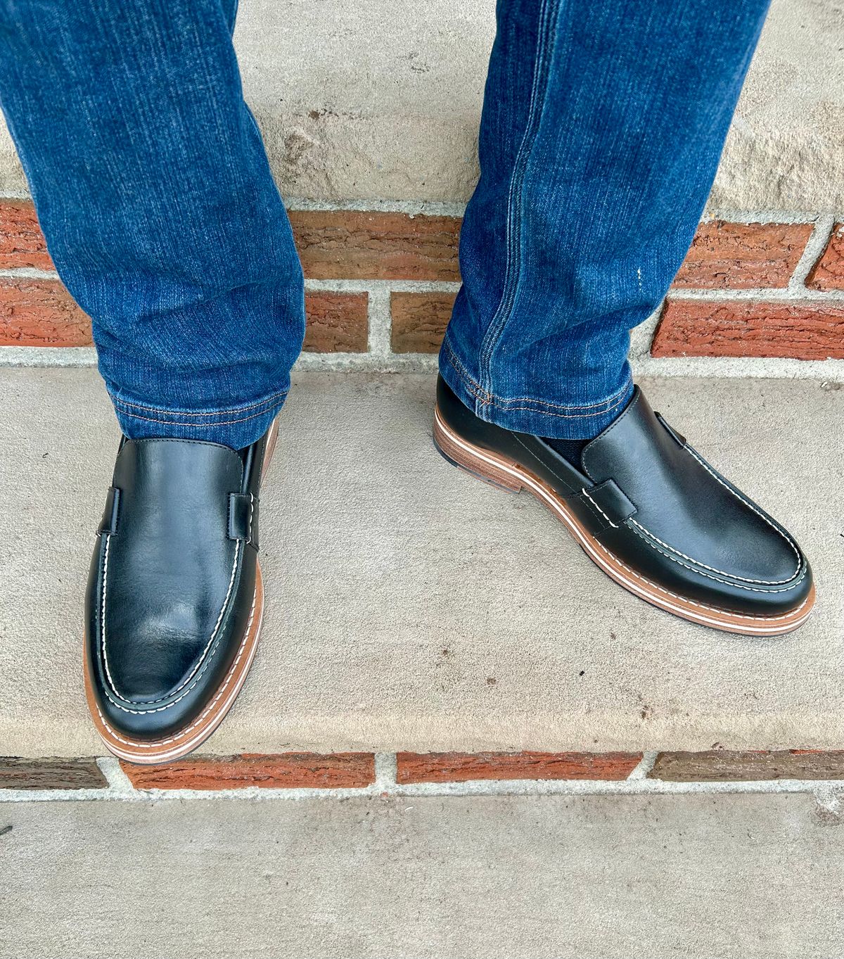 Photo by Vic on March 27, 2026 of the HELM Boots The Wilson in Black Krumenauer Leather.