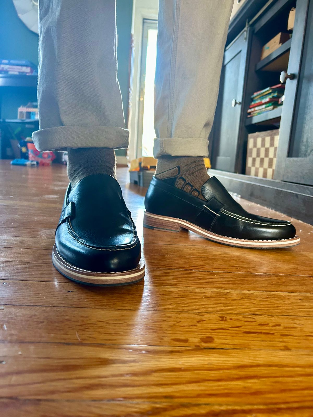 Photo by Vic on March 29, 2026 of the HELM Boots The Wilson in Black Krumenauer Leather.