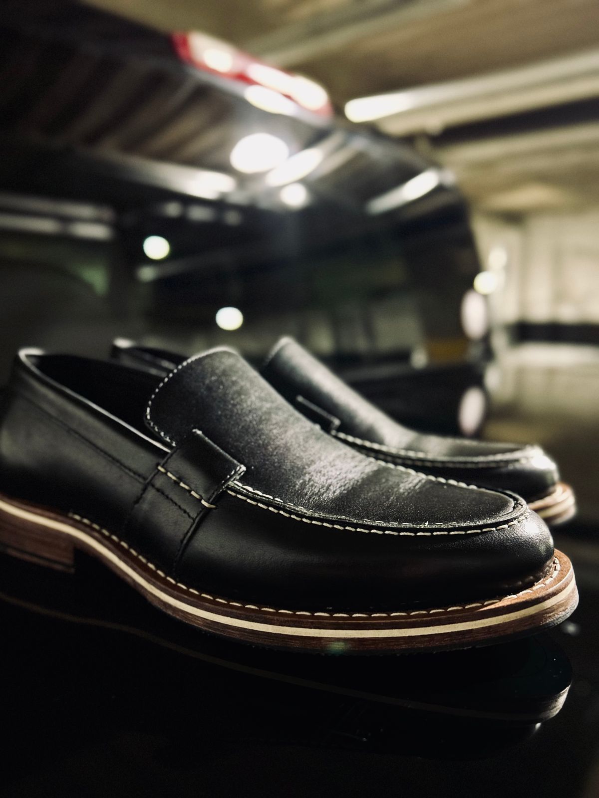 Photo by Vic on April 3, 2026 of the HELM Boots The Wilson in Black Krumenauer Leather.