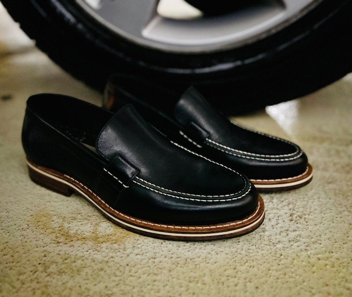 Photo by Vic on April 3, 2026 of the HELM Boots The Wilson in Black Krumenauer Leather.