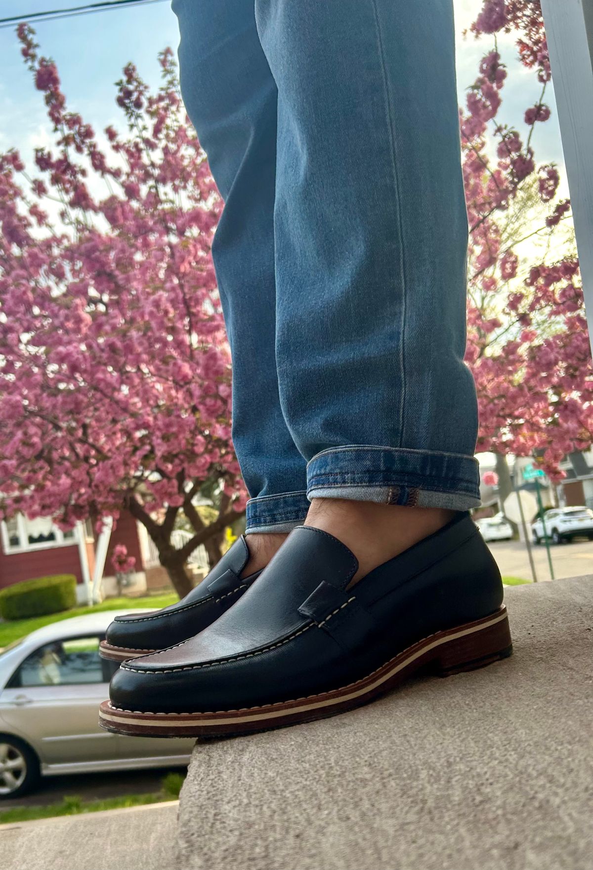 Photo by Vic on April 15, 2026 of the HELM Boots The Wilson in Black Krumenauer Leather.