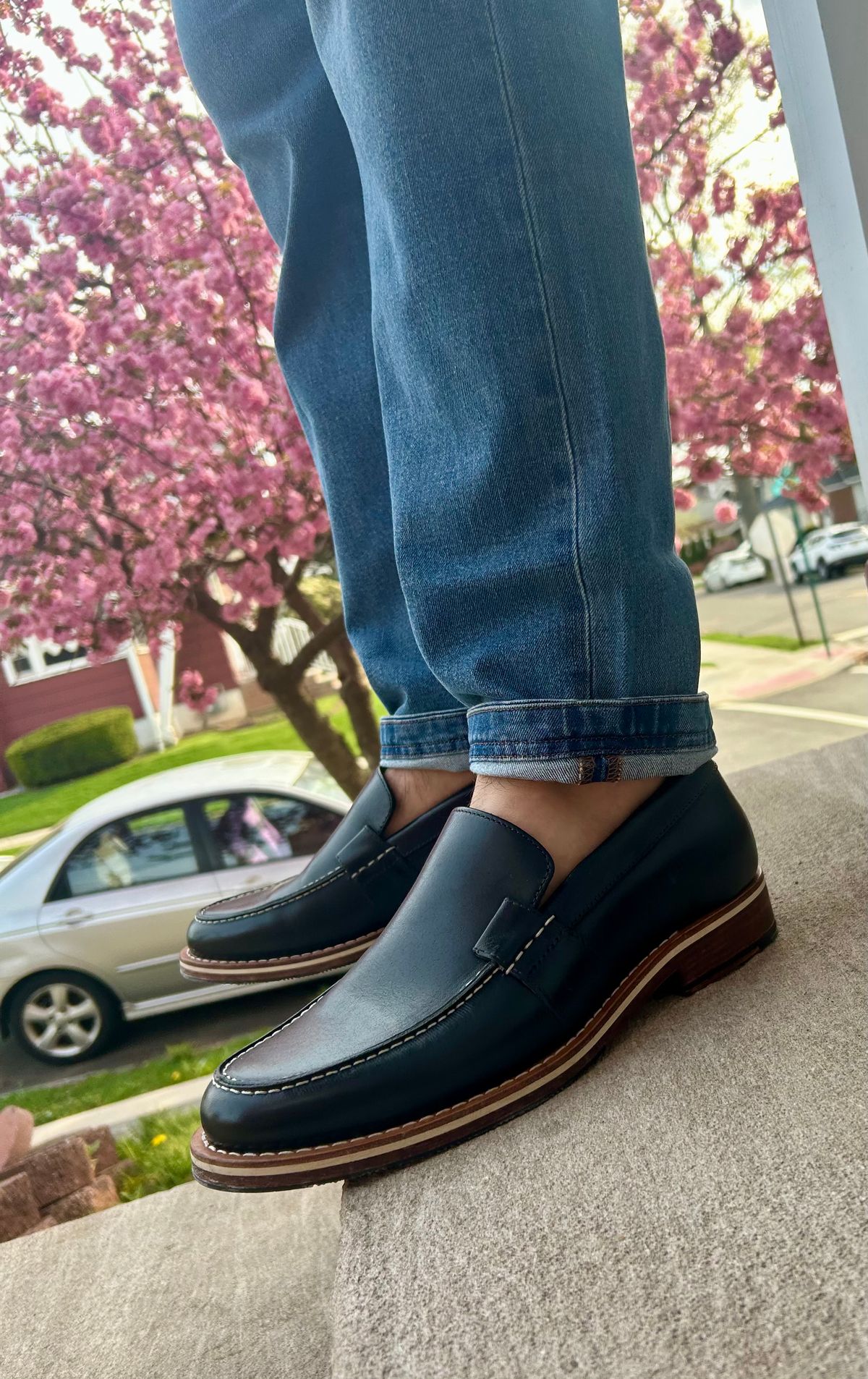 Photo by Vic on April 15, 2026 of the HELM Boots The Wilson in Black Krumenauer Leather.